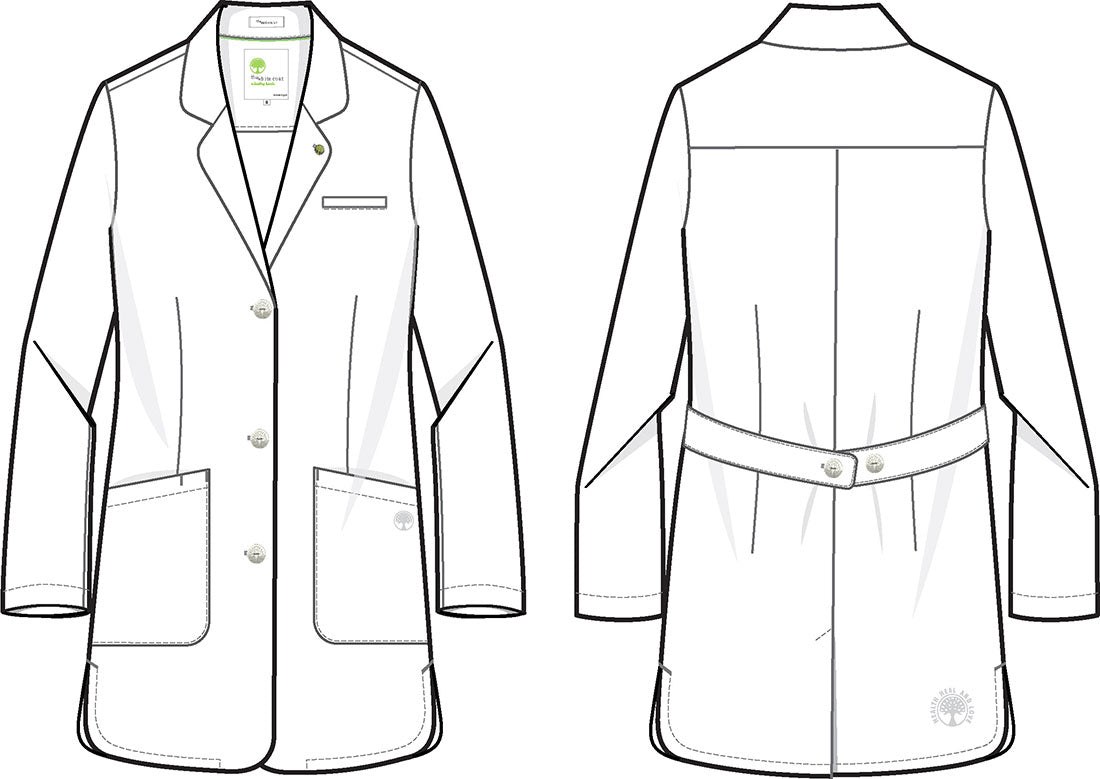 Healing Hands Fiona 33" Lab Coat 5101