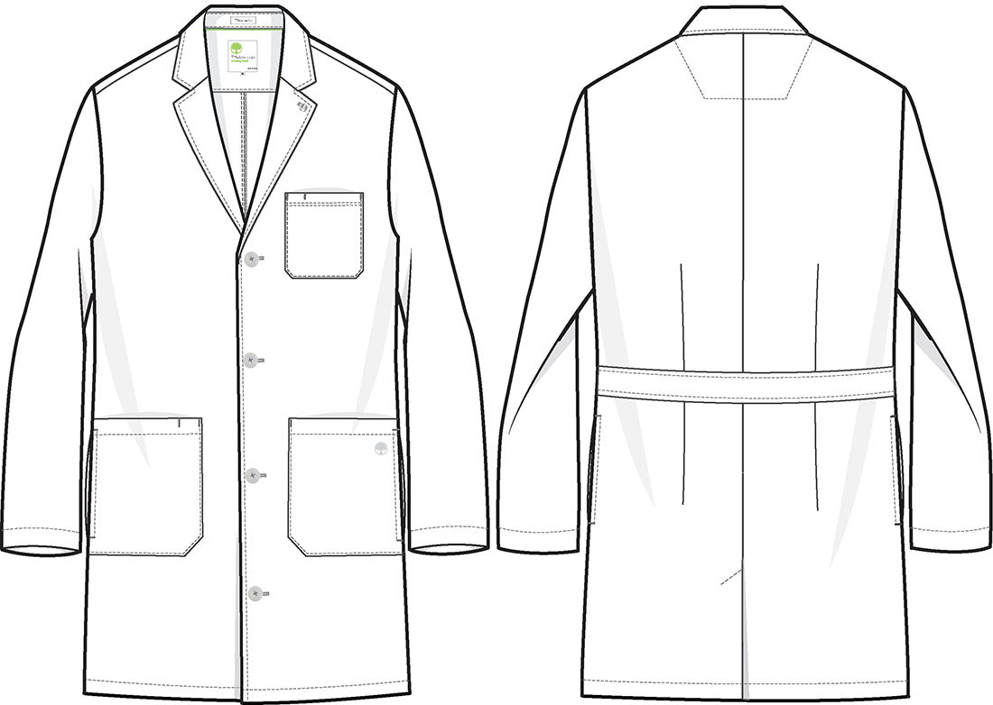 Healing Hands Luke Mens 37.25" Lab Coat 5151