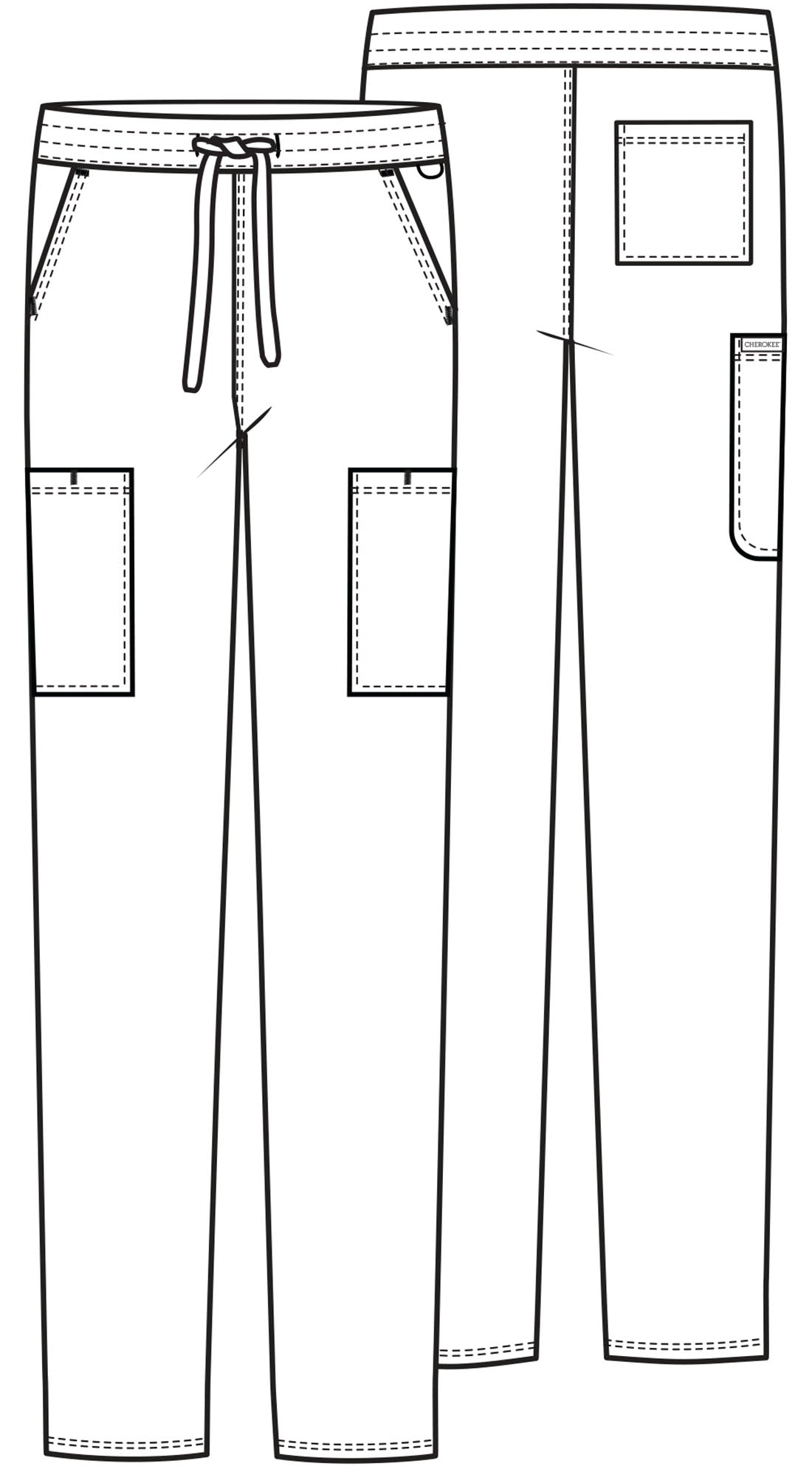 Cherokee Achieve Scrubs Men's Straight Leg Pant CK036 Tall