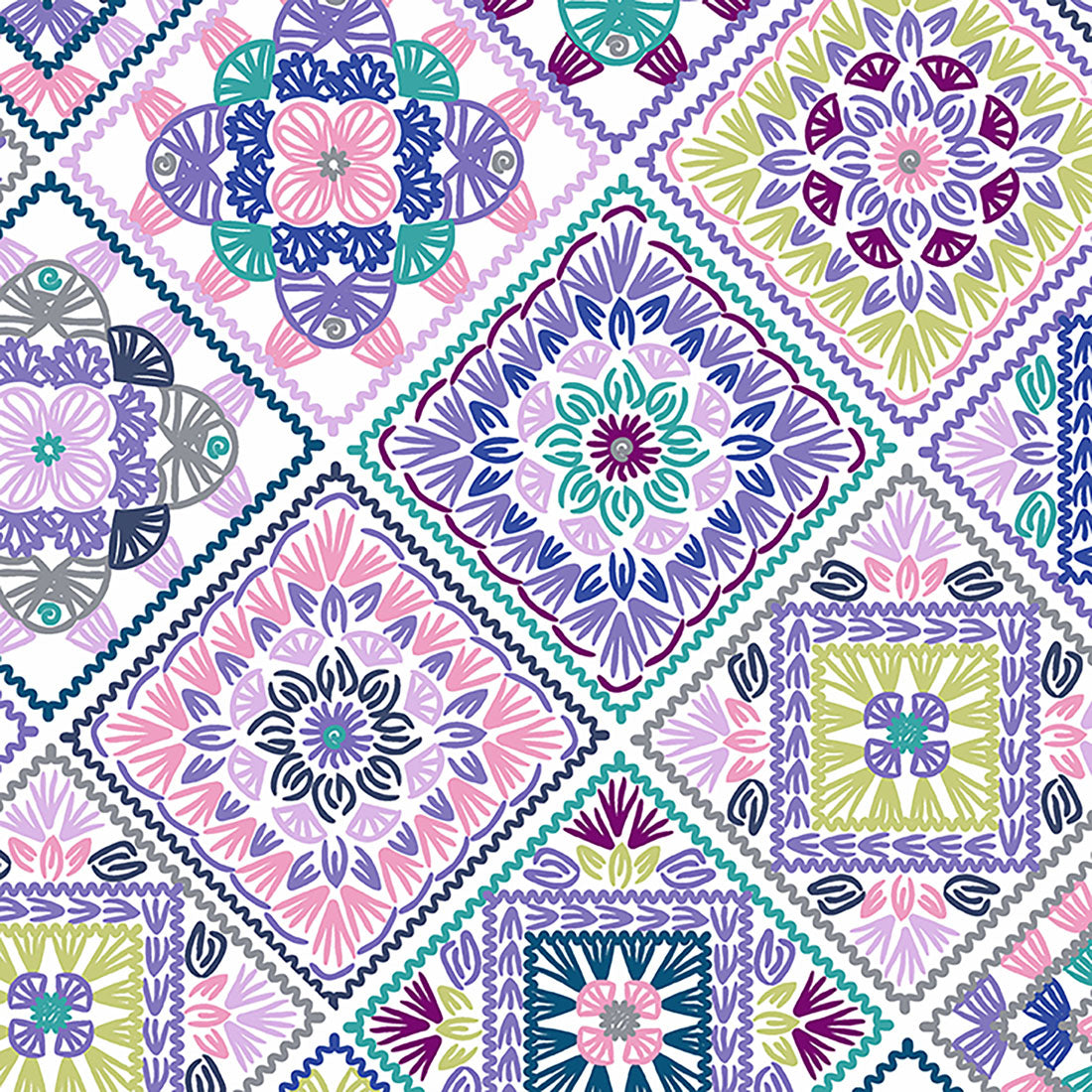 Crochet All Day Med Couture Print V Neck Scrub Top MC8564 CYDA