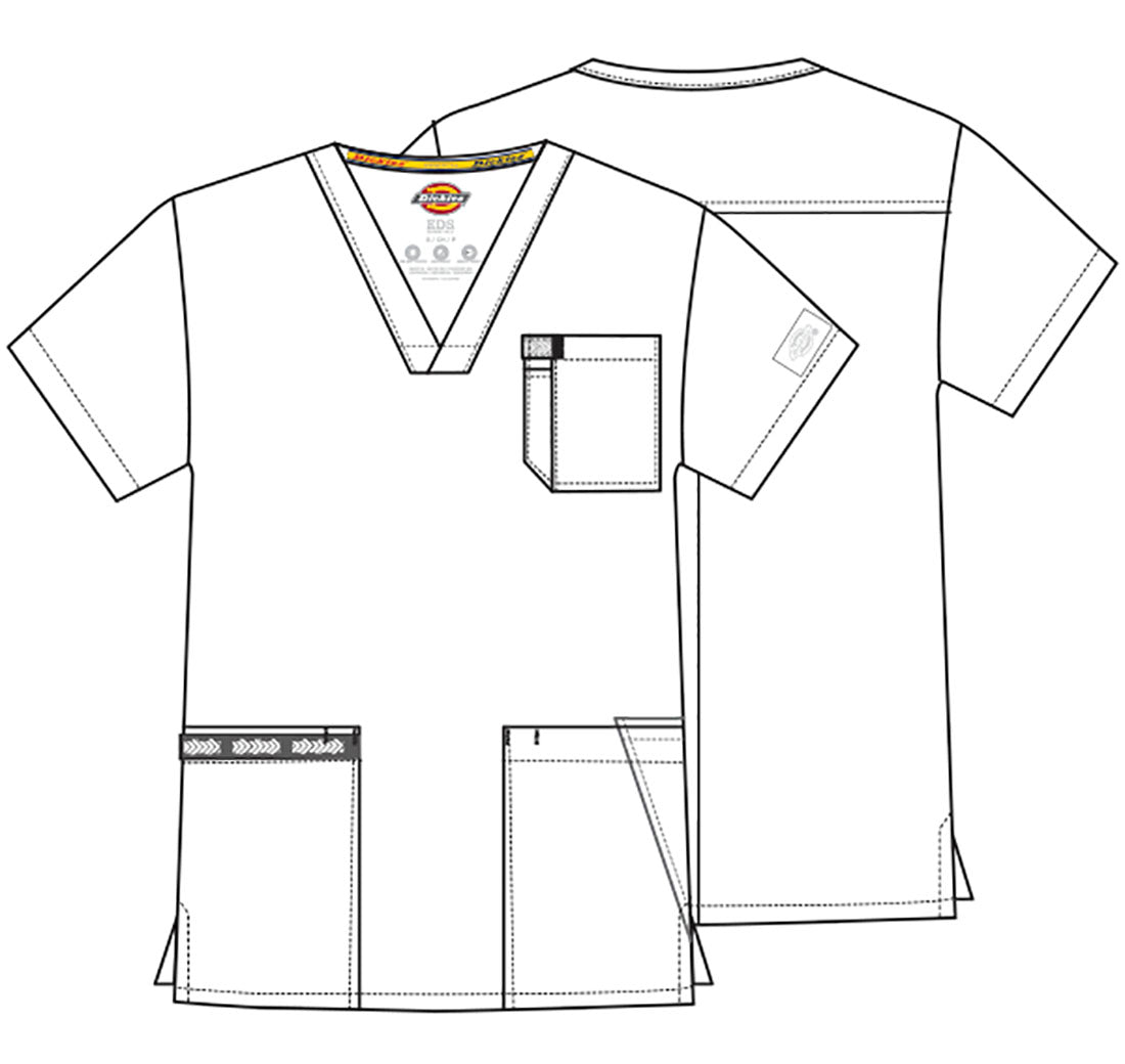 Dickies EDS Essentials Scrubs Men's V Neck Top DK645
