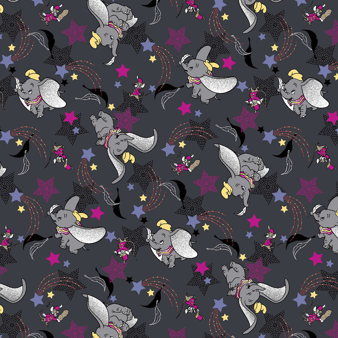 Dumbo Tooniforms Licensed Disney V Neck Scrub Top TF797 DUOS