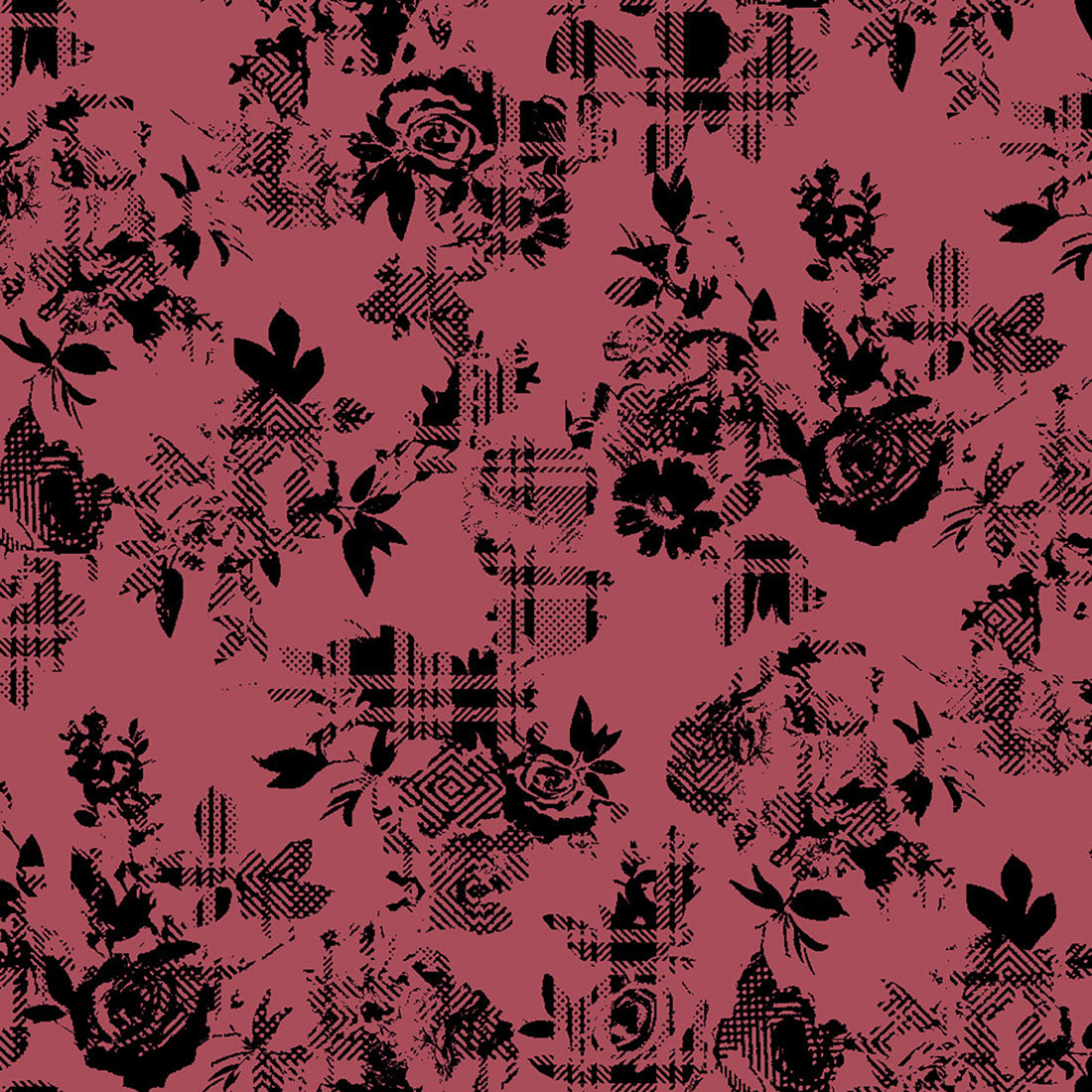 Grunge N Roses Dickies Print V Neck Scrub Top DK876 GNRS