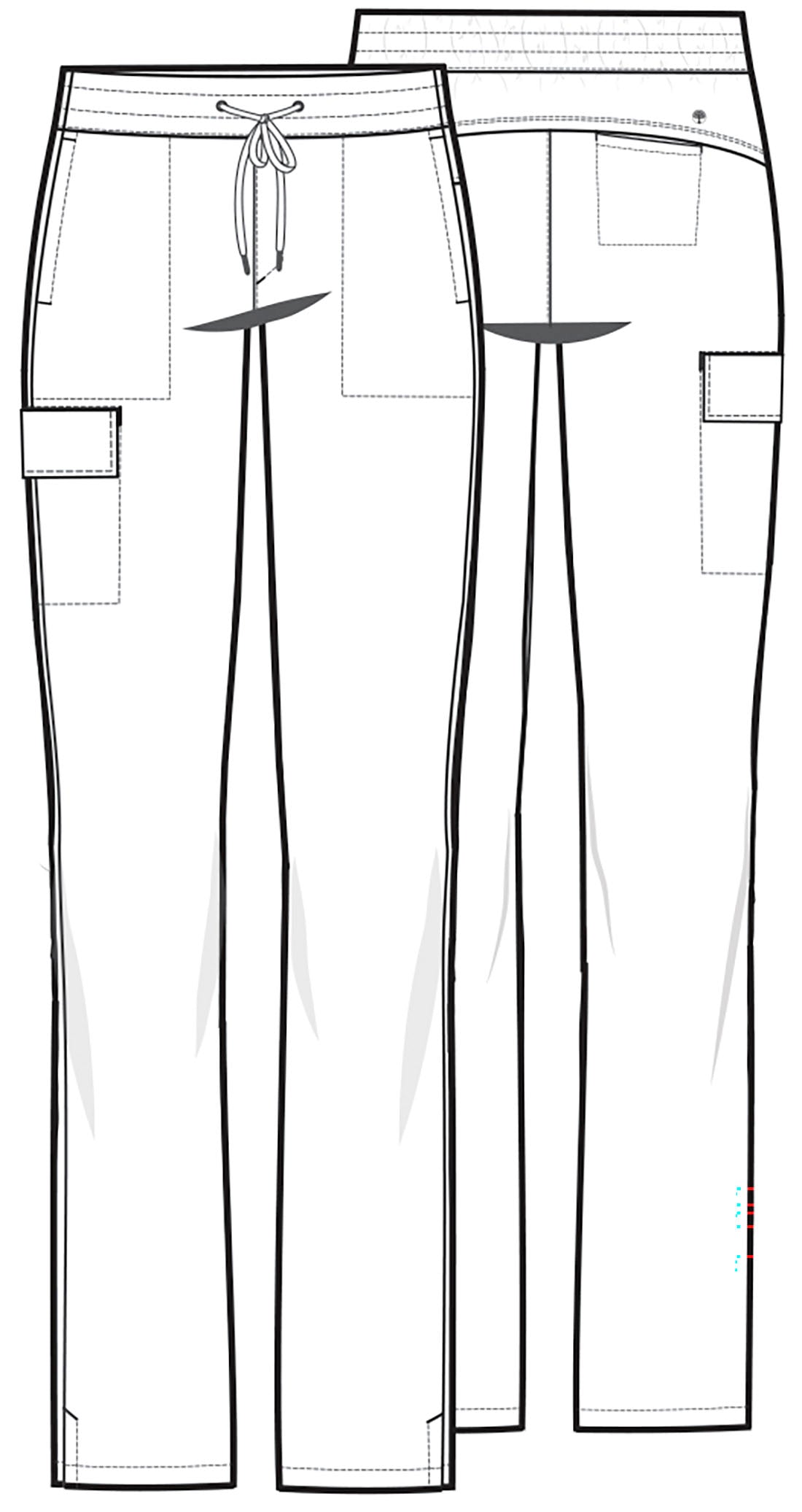 Healing Hands Quest Scrubs Brandy Drawstring Pant HH153T Tall