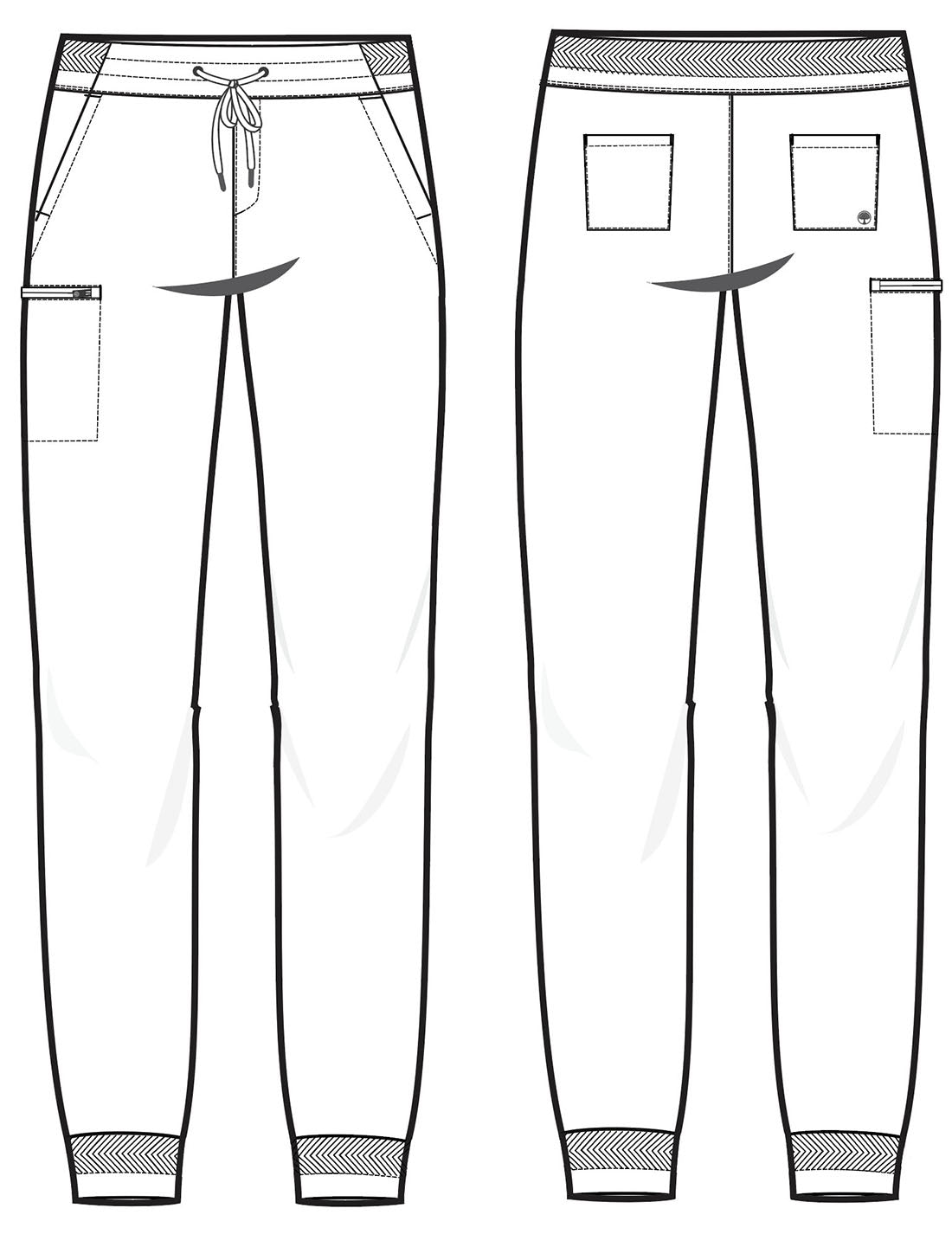 Healing Hands Quest Scrubs Arlo Mens Jogger Pant HH157S Short