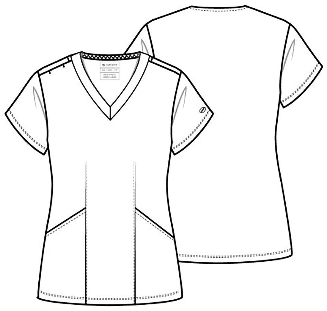 Cherokee Infinity Scrubs Pursuit V Neck Top IN00033