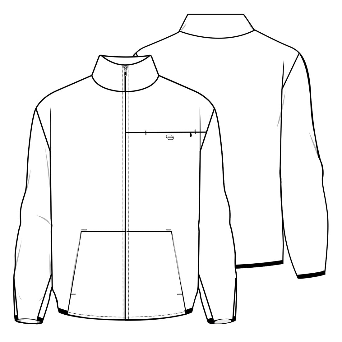 Cherokee Infinity Pursuit Scrubs Men's Jacket IN527A