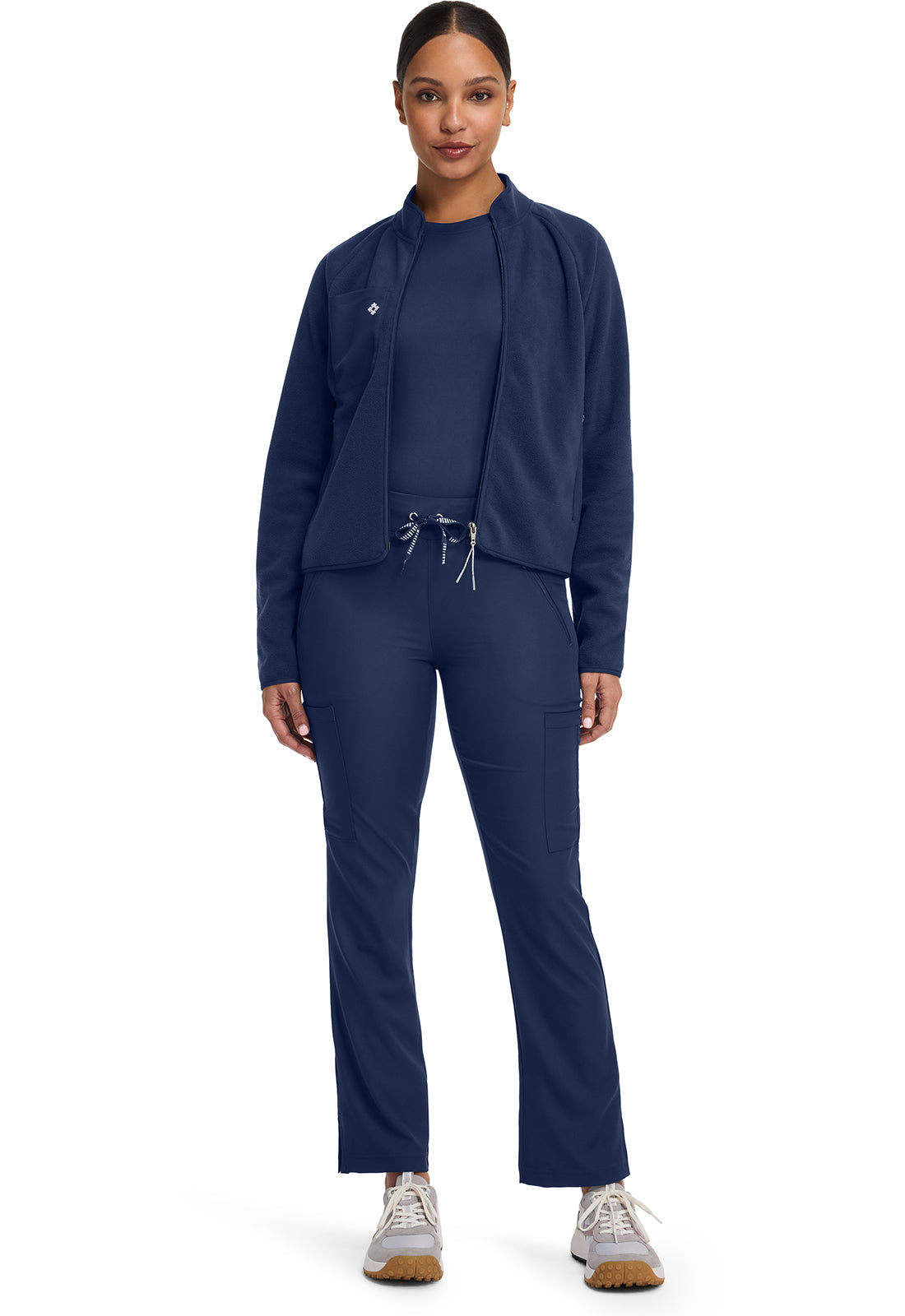 Med Couture Layers Scrubs Performance Fleece Jacket MC384