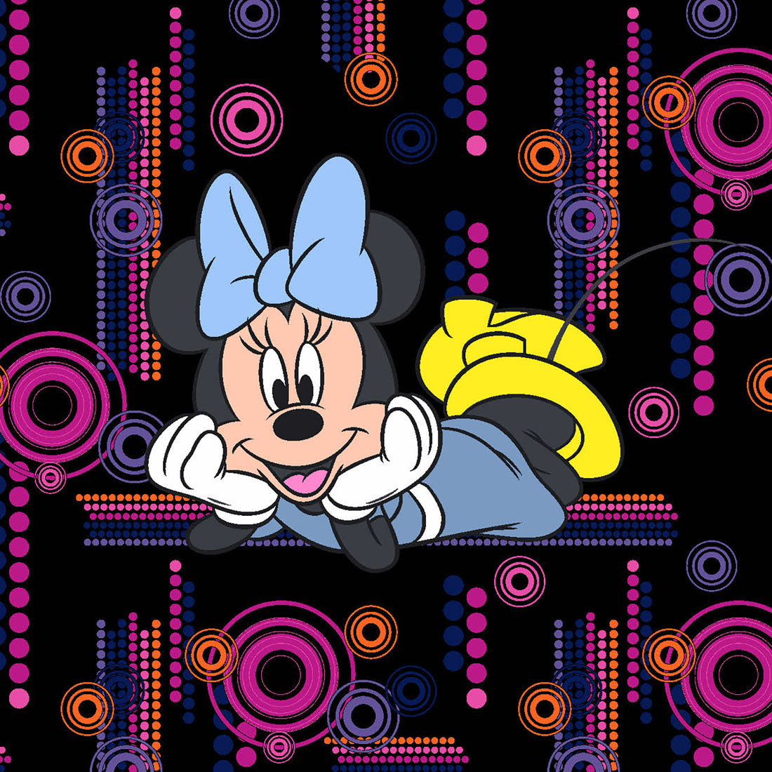 Minnie Mouse Tooniforms Licensed Disney V Neck Scrub Top TF737 MNXT