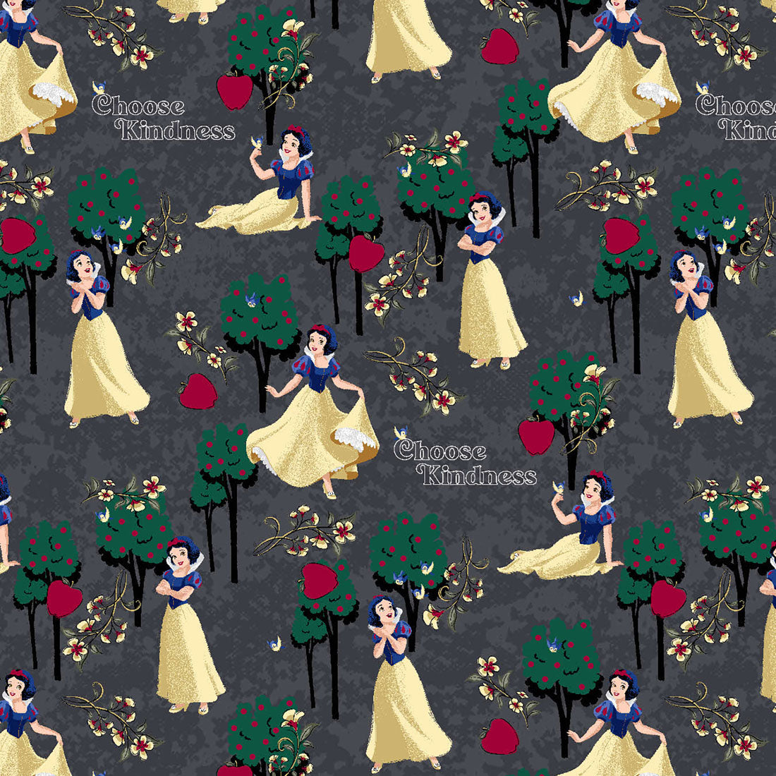 Snow White Tooniforms Licensed Disney V Neck Scrub Top TF794 PRGK