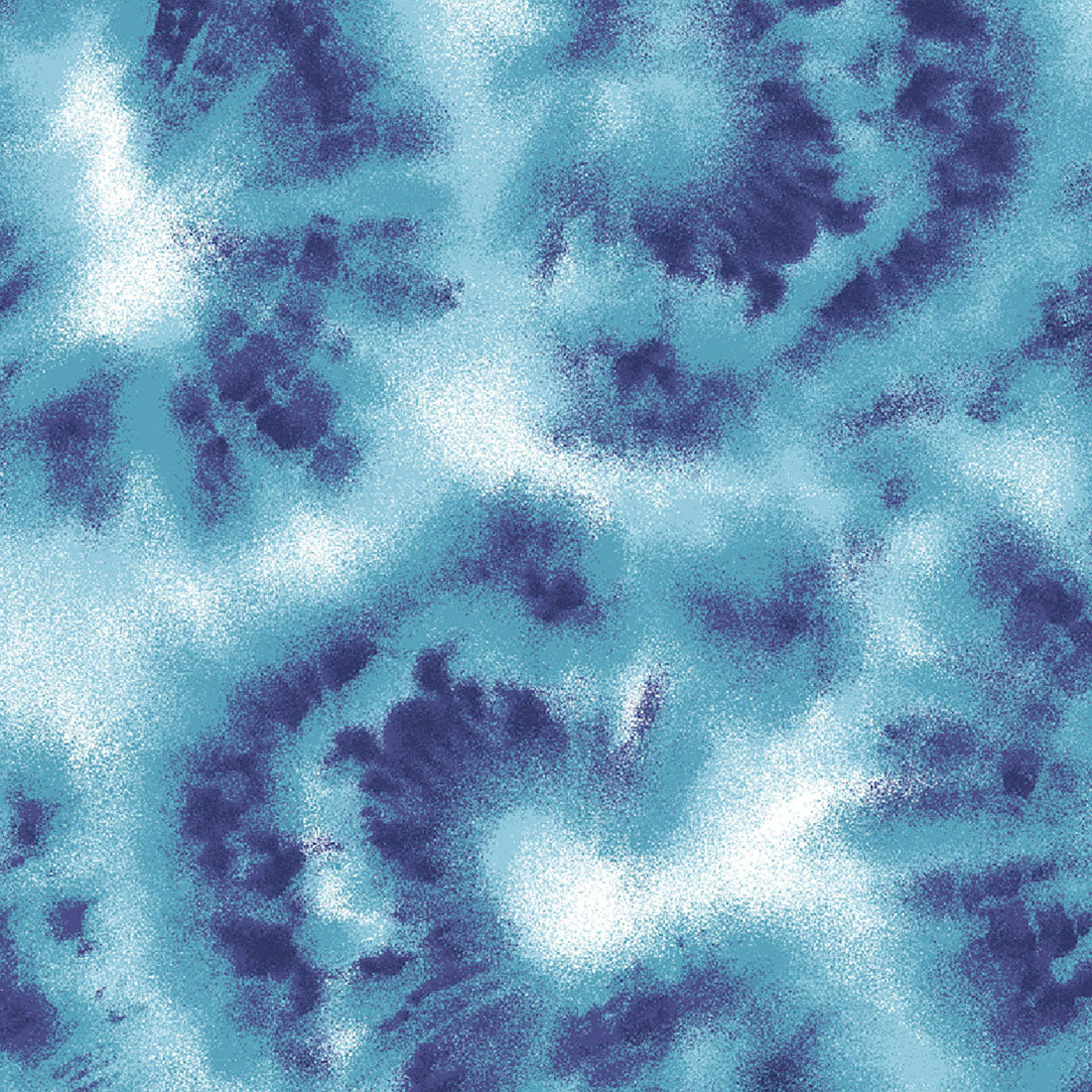 Saltwater Tie Dye Cherokee Infinity Print Round Neck Scrub Top CK609 STTD