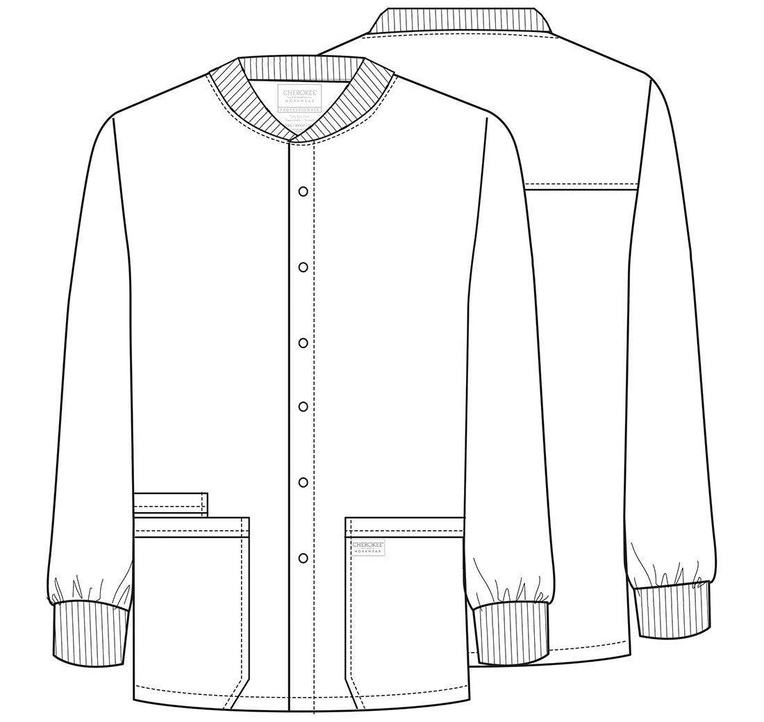 Cherokee WW Professionals Scrubs Men's Jacket WW360