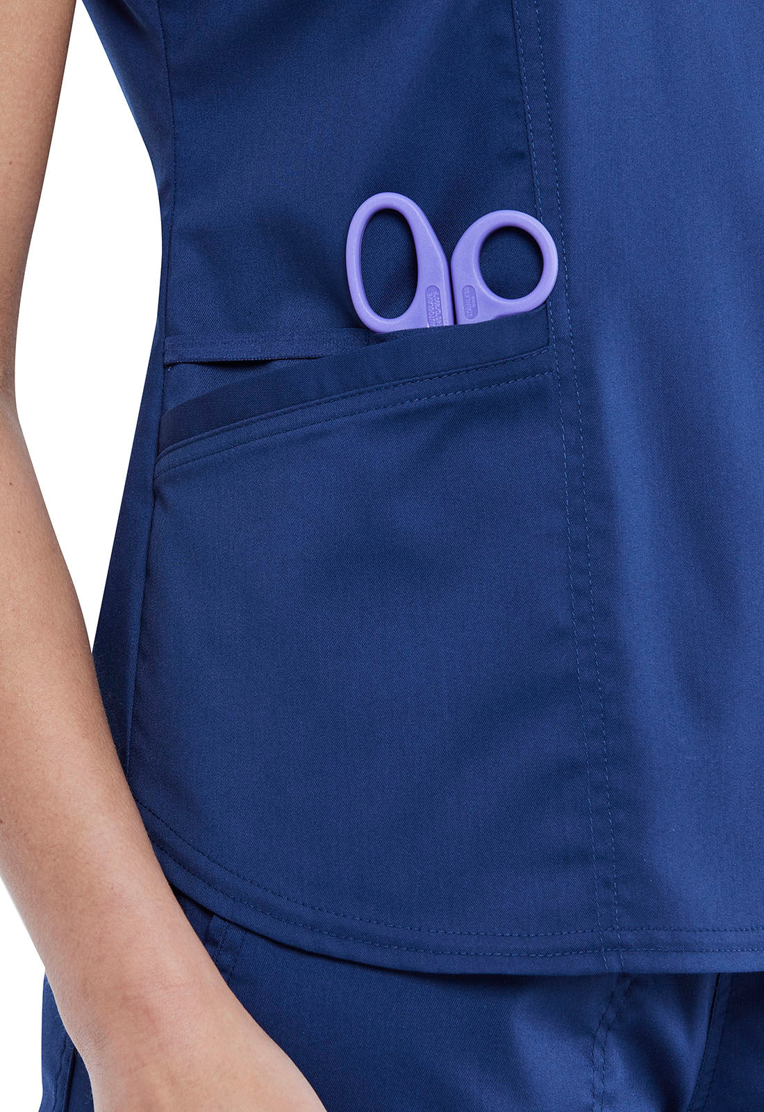 Cherokee WW Revolution Scrubs Petite V Neck Top WW612P