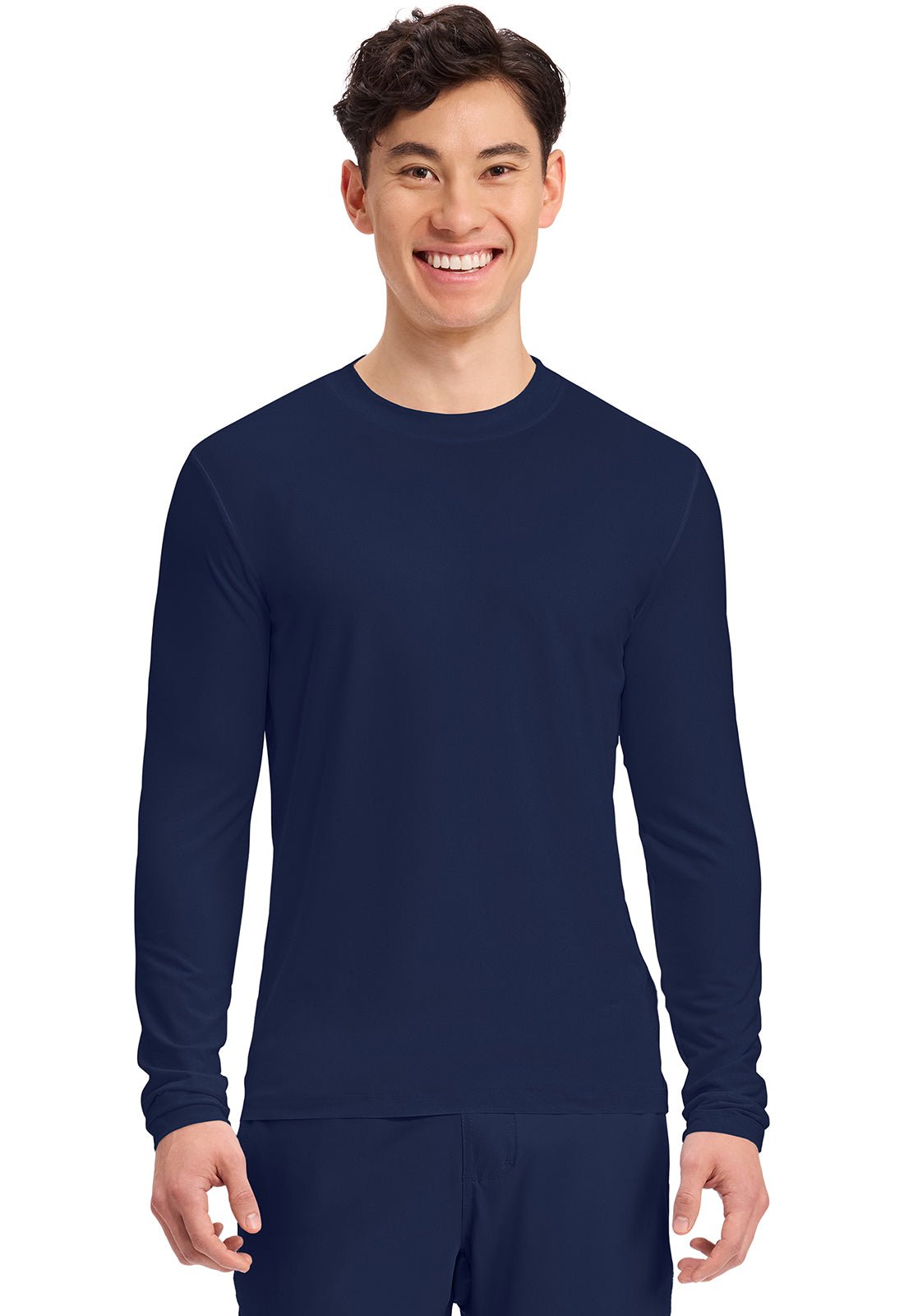 Cherokee Basics Scrubs Men's Long Sleeve Underscrub Knit Tee CK807 - Scrubs Select