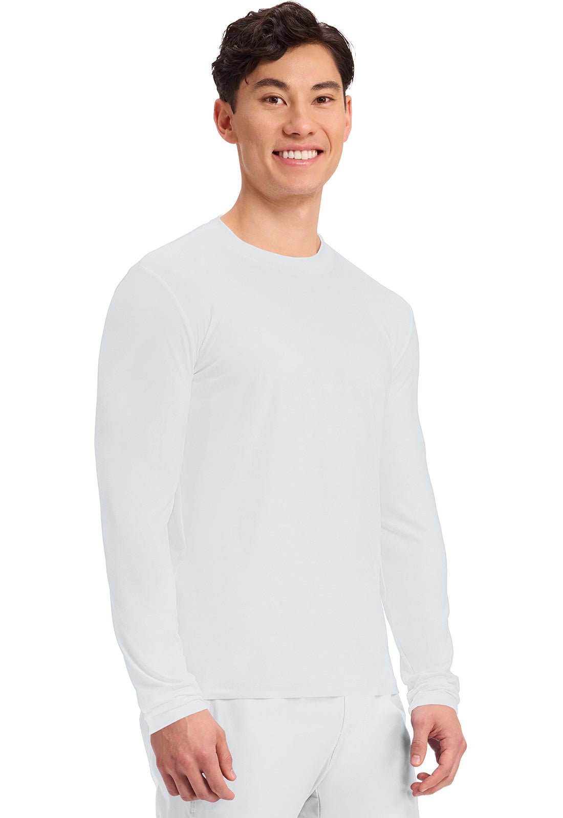 Cherokee Basics Scrubs Men's Long Sleeve Underscrub Knit Tee CK807 - Scrubs Select
