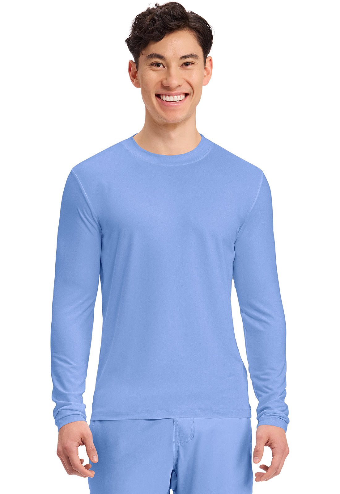 Cherokee Basics Scrubs Men's Long Sleeve Underscrub Knit Tee CK807 - Scrubs Select