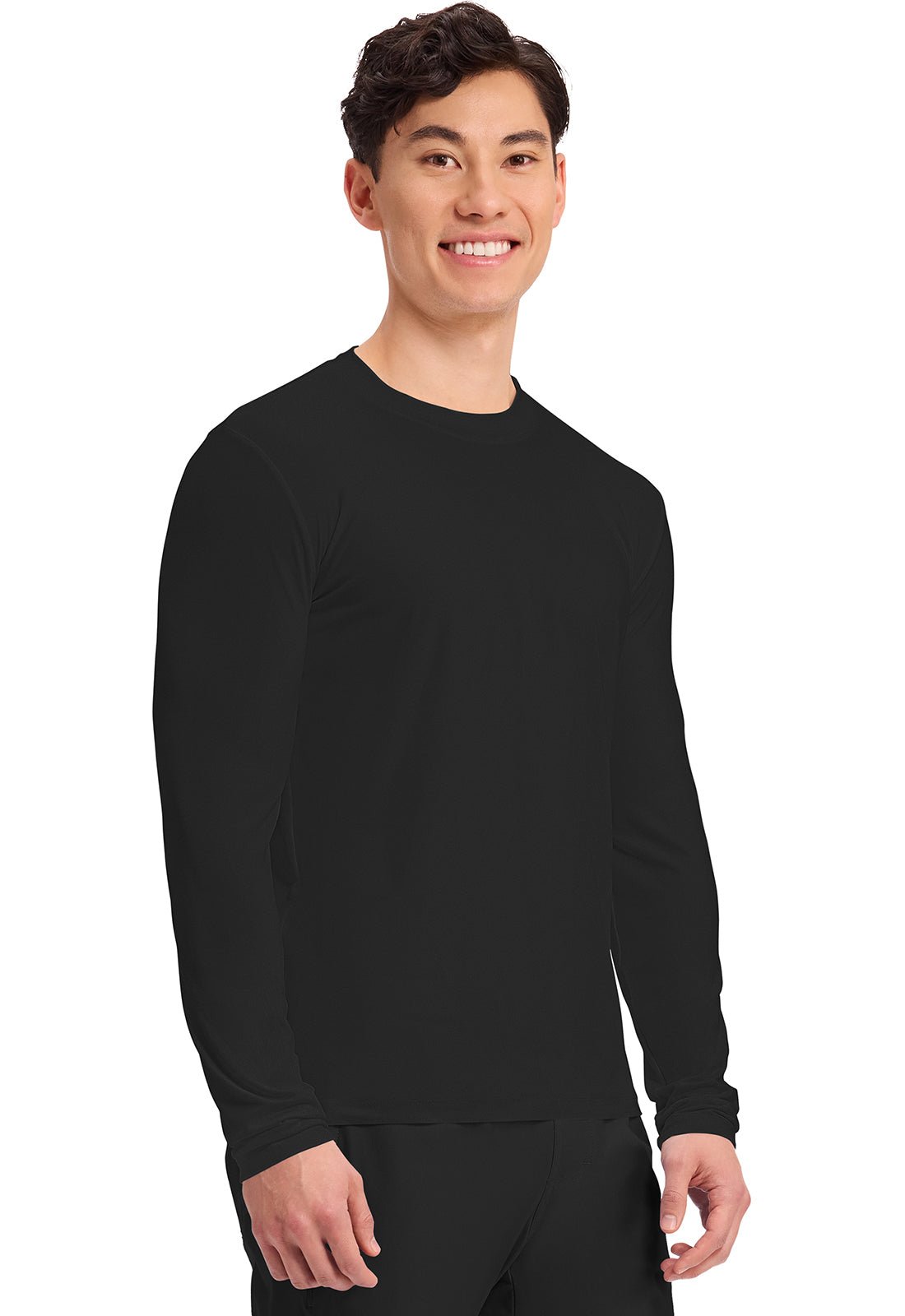 Cherokee Basics Scrubs Men's Long Sleeve Underscrub Knit Tee CK807 - Scrubs Select