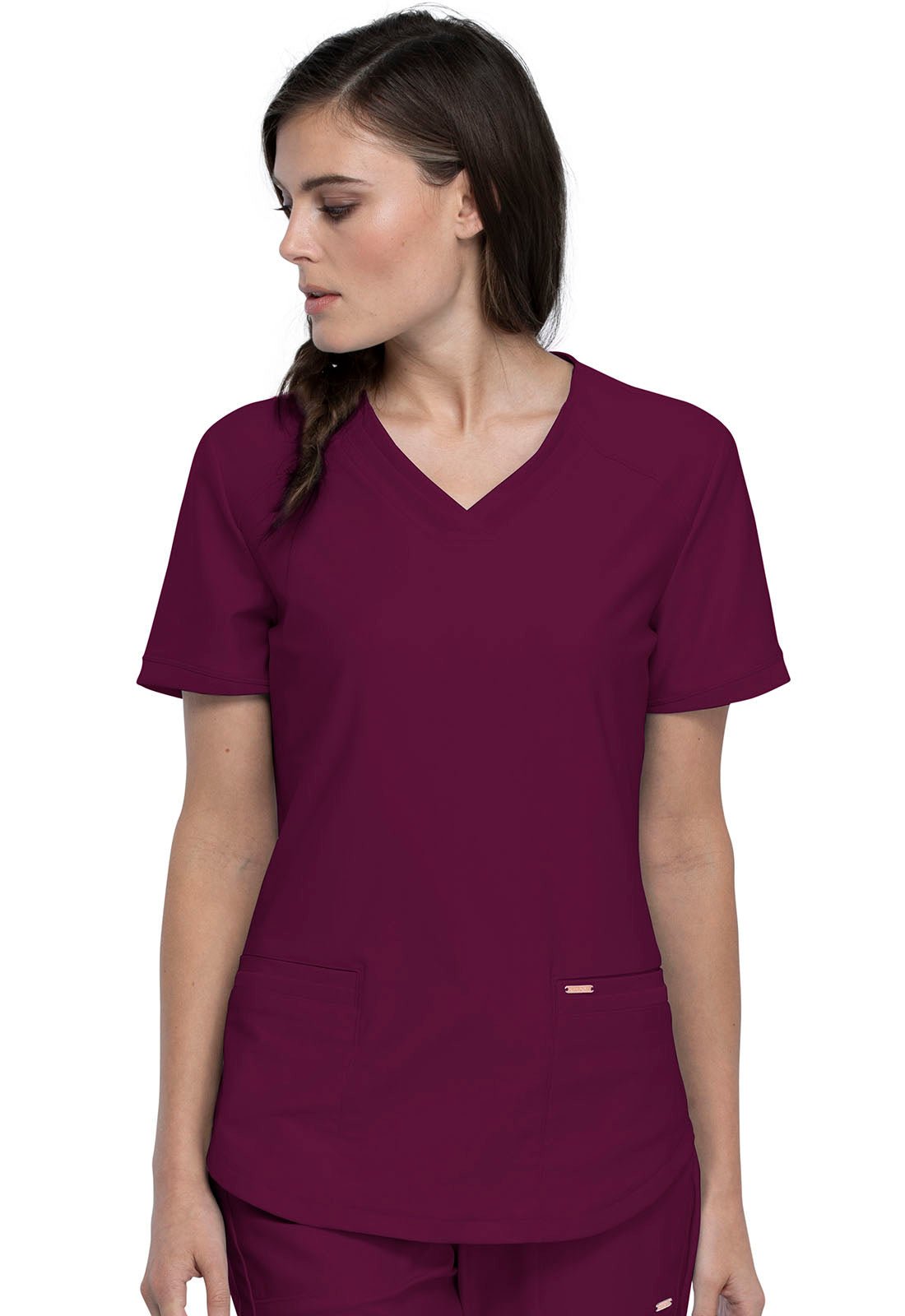 Cherokee Form Scrub Women's V Neck Top CK840 - Scrubs Select