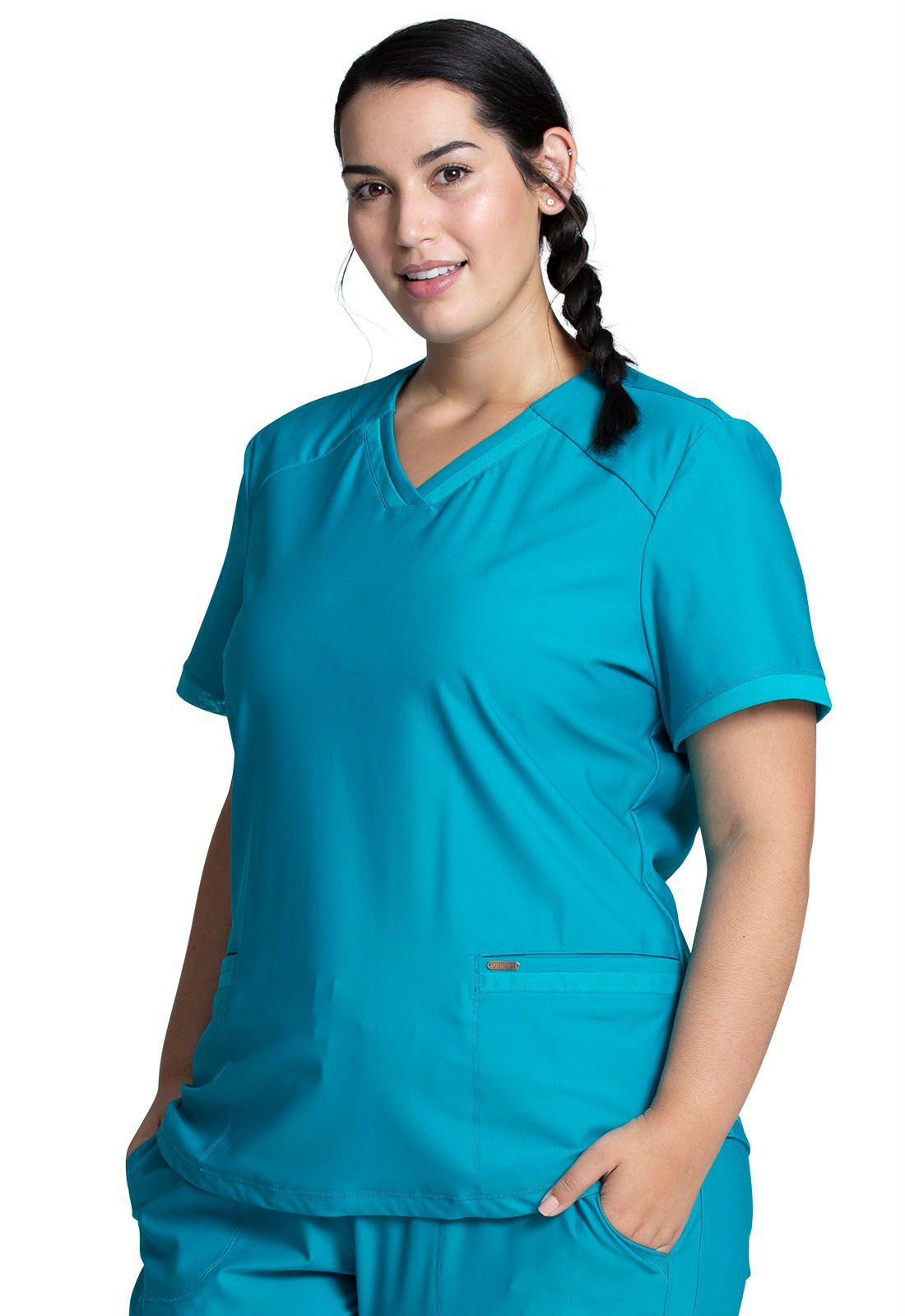 Cherokee Form Scrub Women's V Neck Top CK840 - Scrubs Select