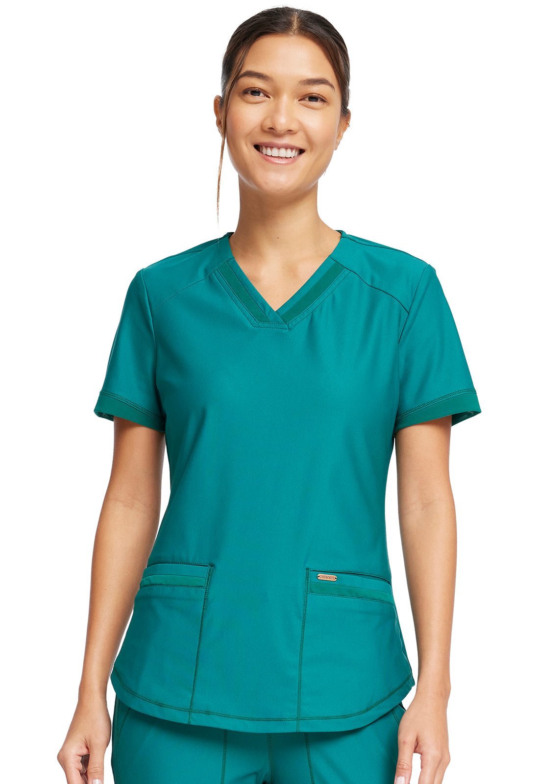 Cherokee Form Scrub Women's V Neck Top CK840 - Scrubs Select