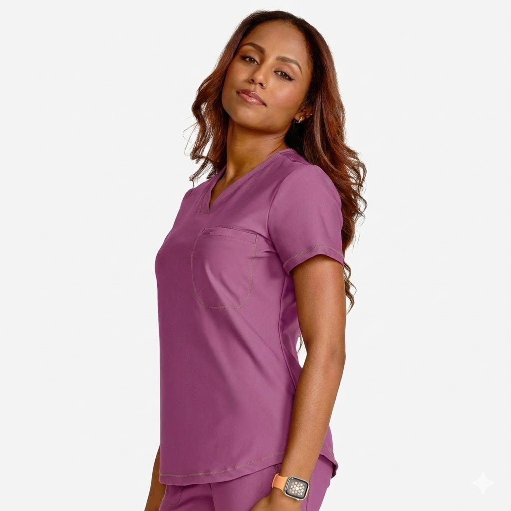 Cherokee Form Scrubs Women's Tuckable V Neck Top CK819 - Scrubs Select