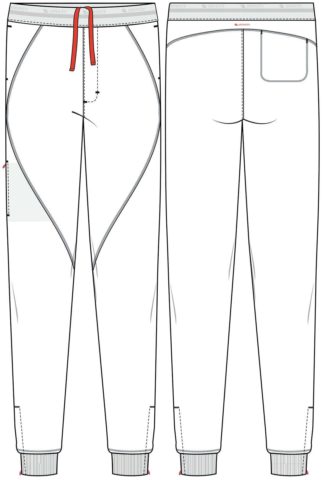 Cherokee Infinity GNR8 Men's Scrub Jogger Pant IN204A - Scrubs Select