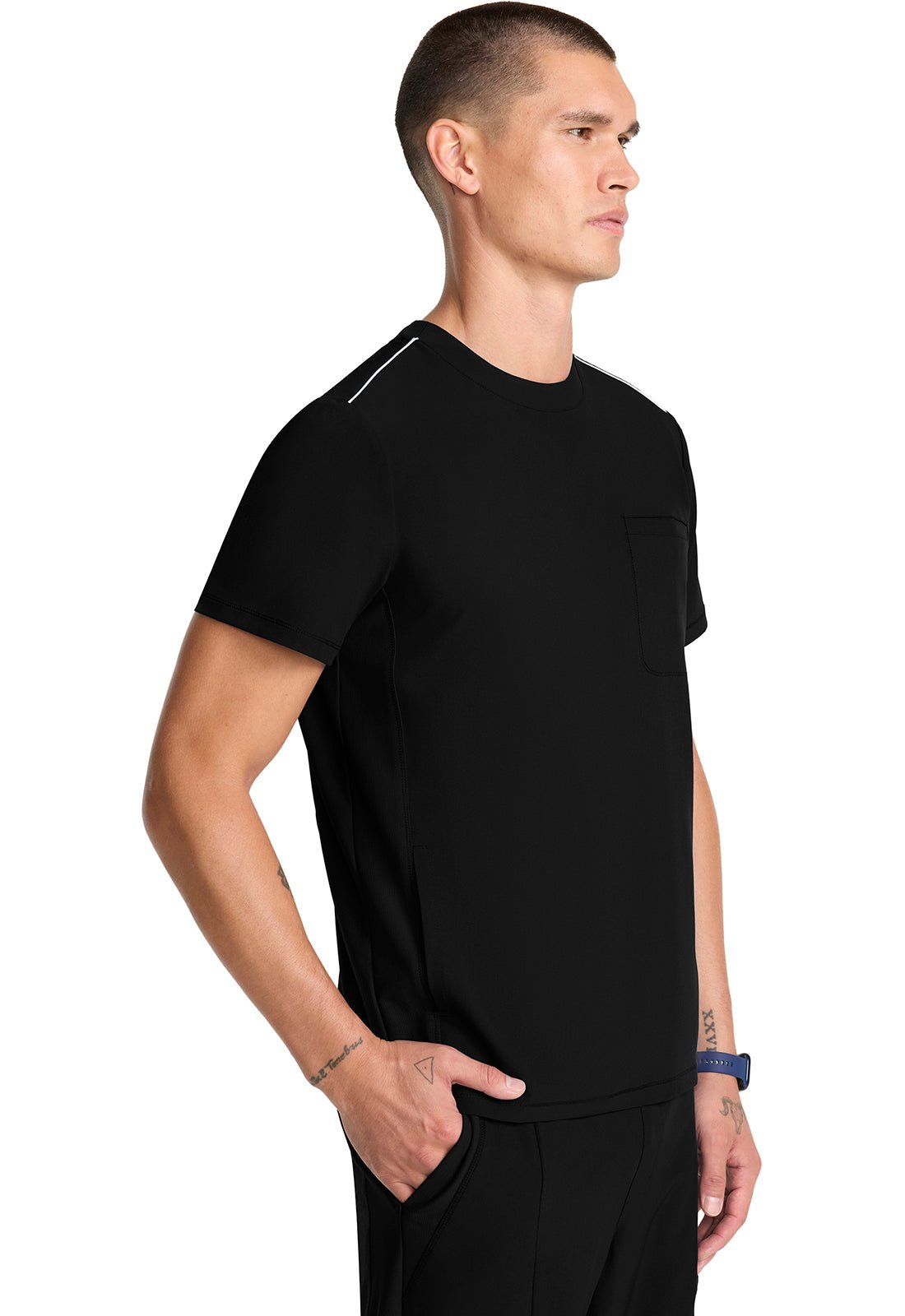 Cherokee Infinity GNR8 Scrubs Men's Crew Neck Top IN646A - Scrubs Select