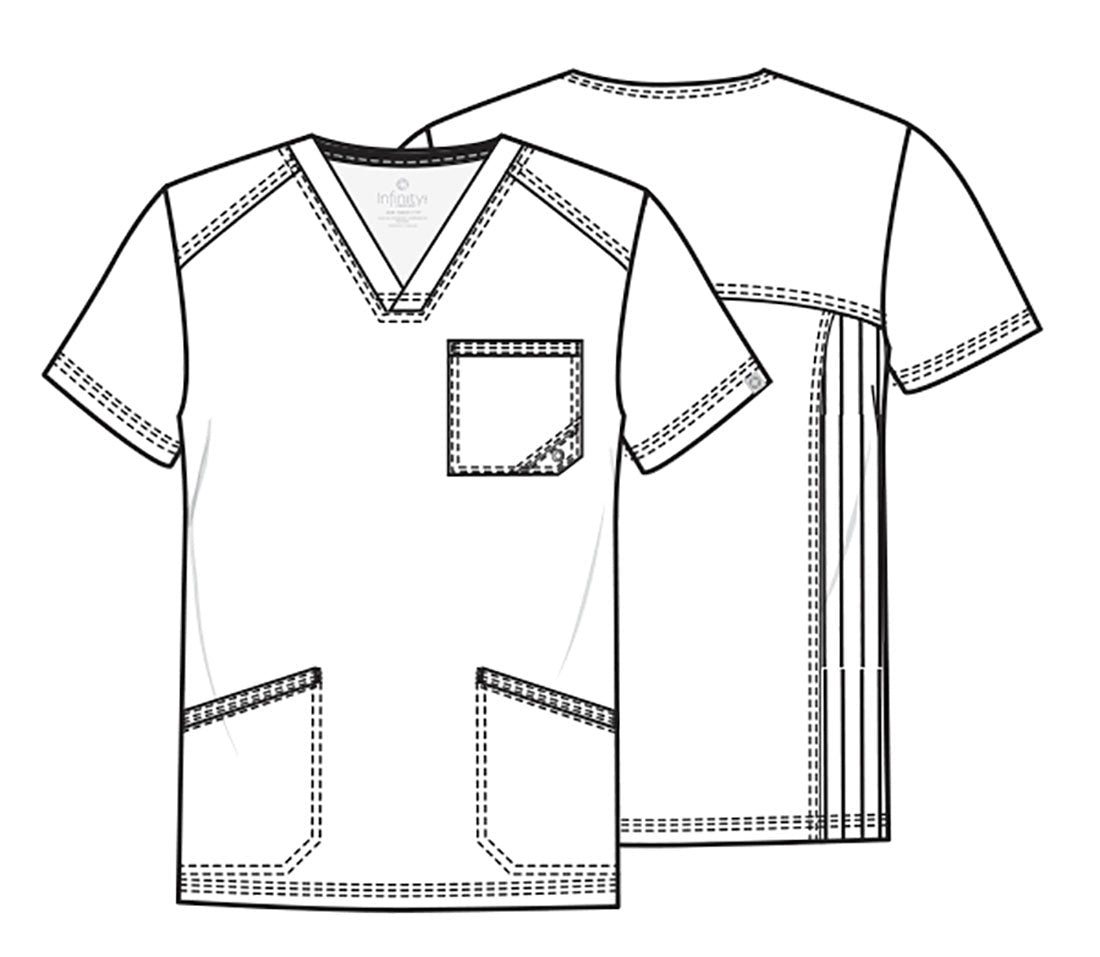 Cherokee Infinity Scrubs Men's V Neck Top CK900A - Scrubs Select