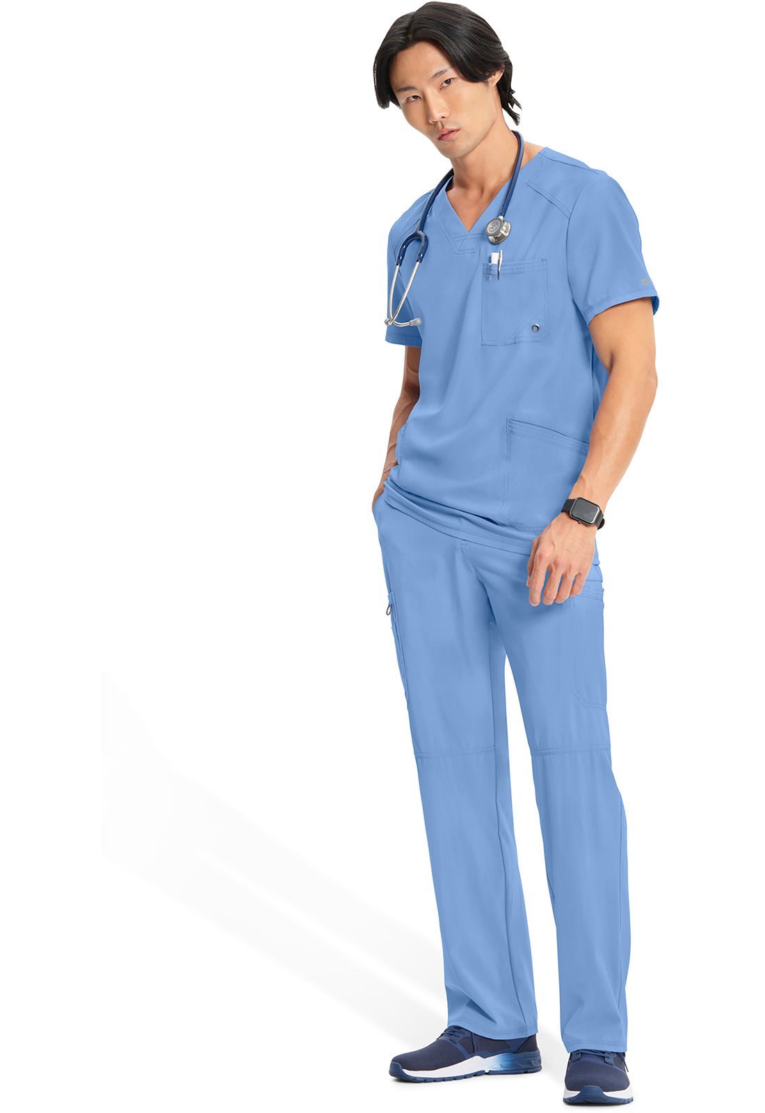 Cherokee Infinity Scrubs Men's V Neck Top CK900A - Scrubs Select