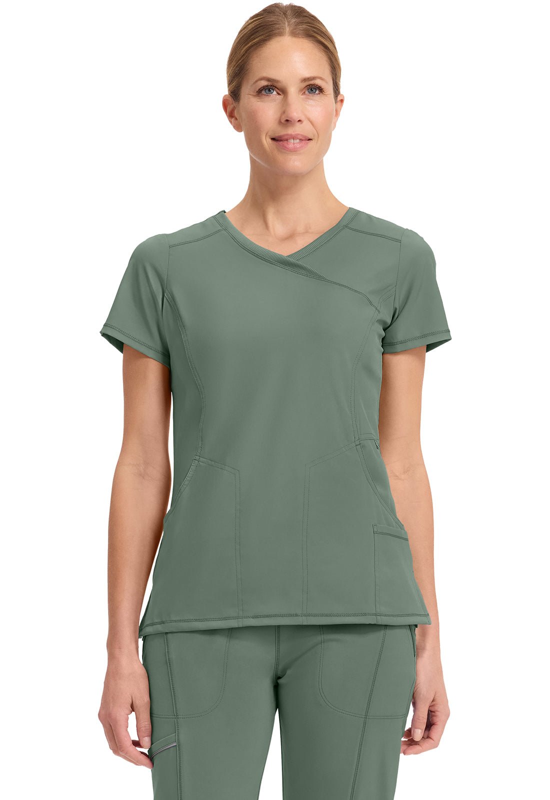 Cherokee Infinity Scrubs Mock Wrap Top 2625A - Scrubs Select