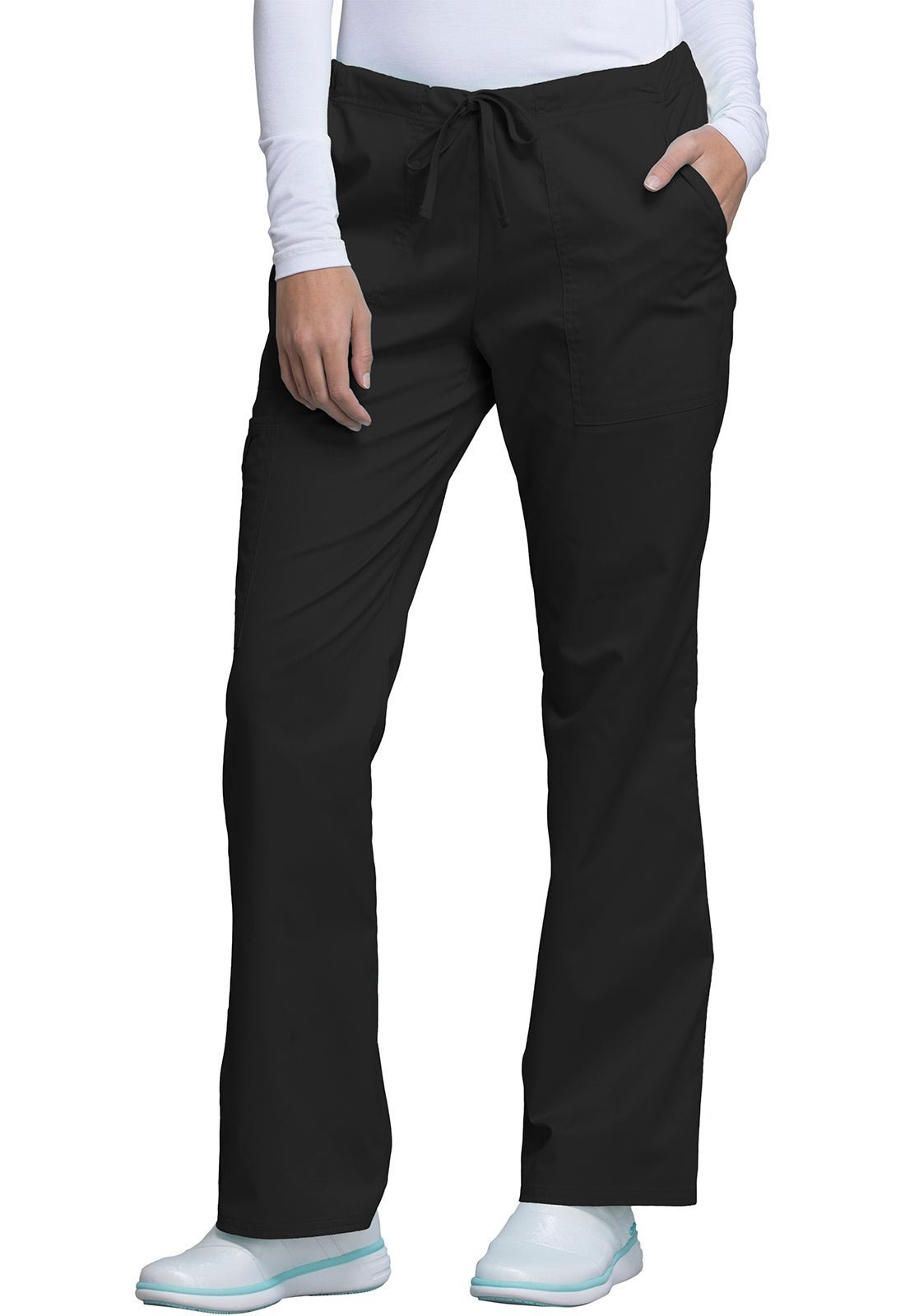 Cherokee WW Core Stretch Scrubs Drawstring Cargo Pant 4044 - Scrubs Select