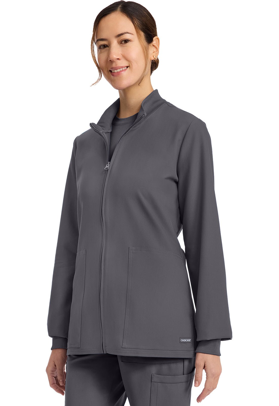 Cherokee CK00013A Women's Zip Up Scrub Jacket - WorkWear Originals ...