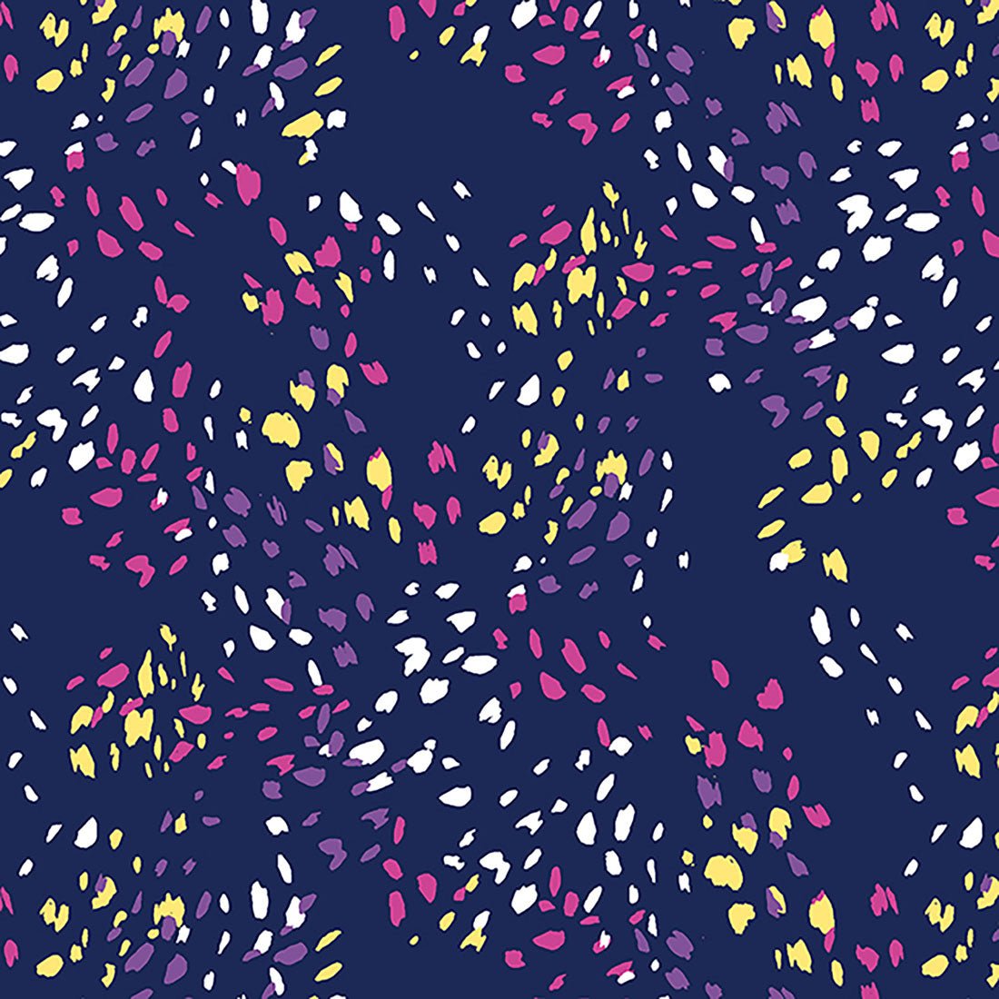 Colorful Confetti Cherokee Infinity Print Mock Wrap Scrub Top CK608 CFTT - Scrubs Select