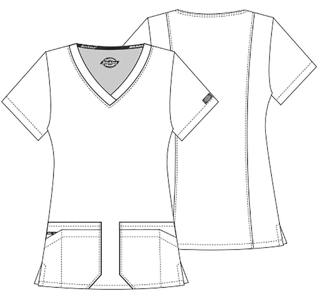 Dickies EDS Signature Scrubs V Neck Top 85906 - Scrubs Select