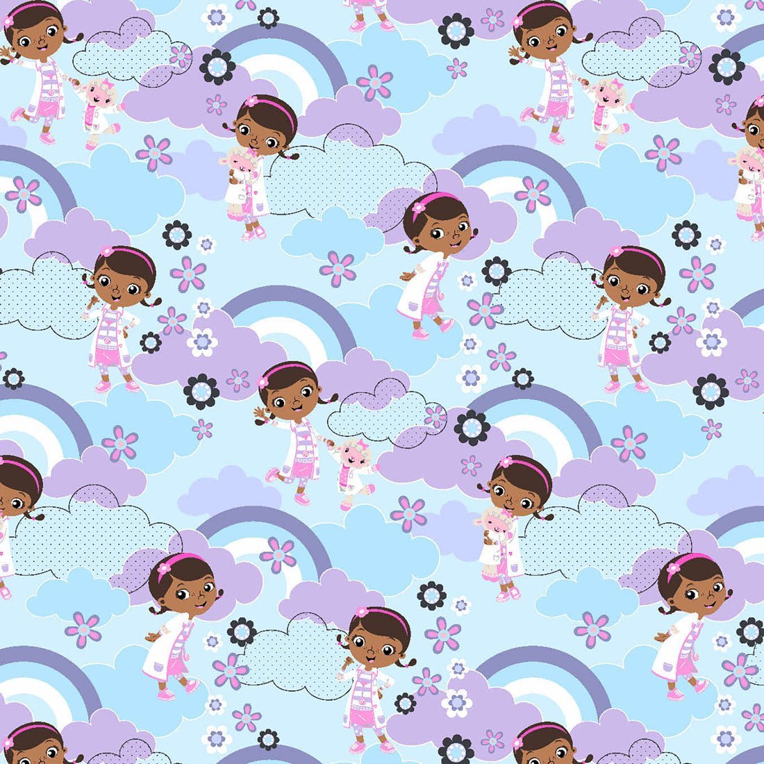 Doc McStuffins Cherokee Tooniforms Disney V Neck Scrub Top TF614 DCGS - Scrubs Select