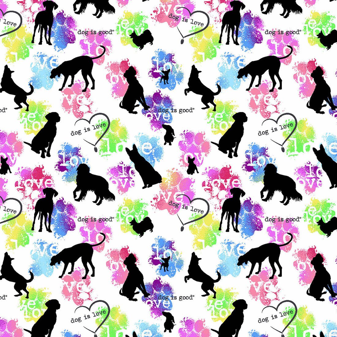 Dog Is God Cherokee Licensed V Neck Scrub Top TF796 OGIL - Scrubs Select