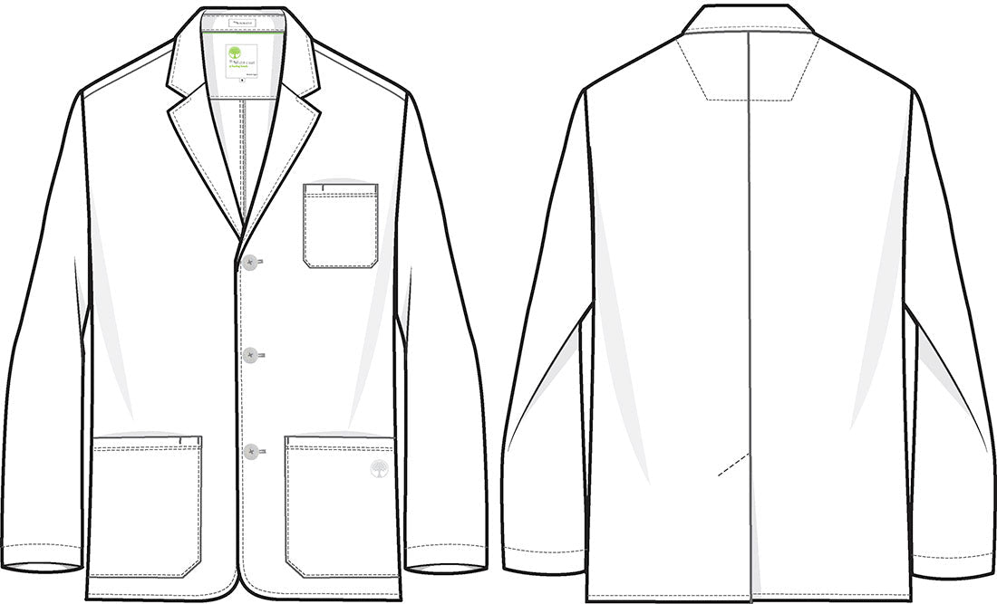 Healing Hands Leo Mens Consulation 32.25" Lab Coat 5150T Tall - Scrubs Select