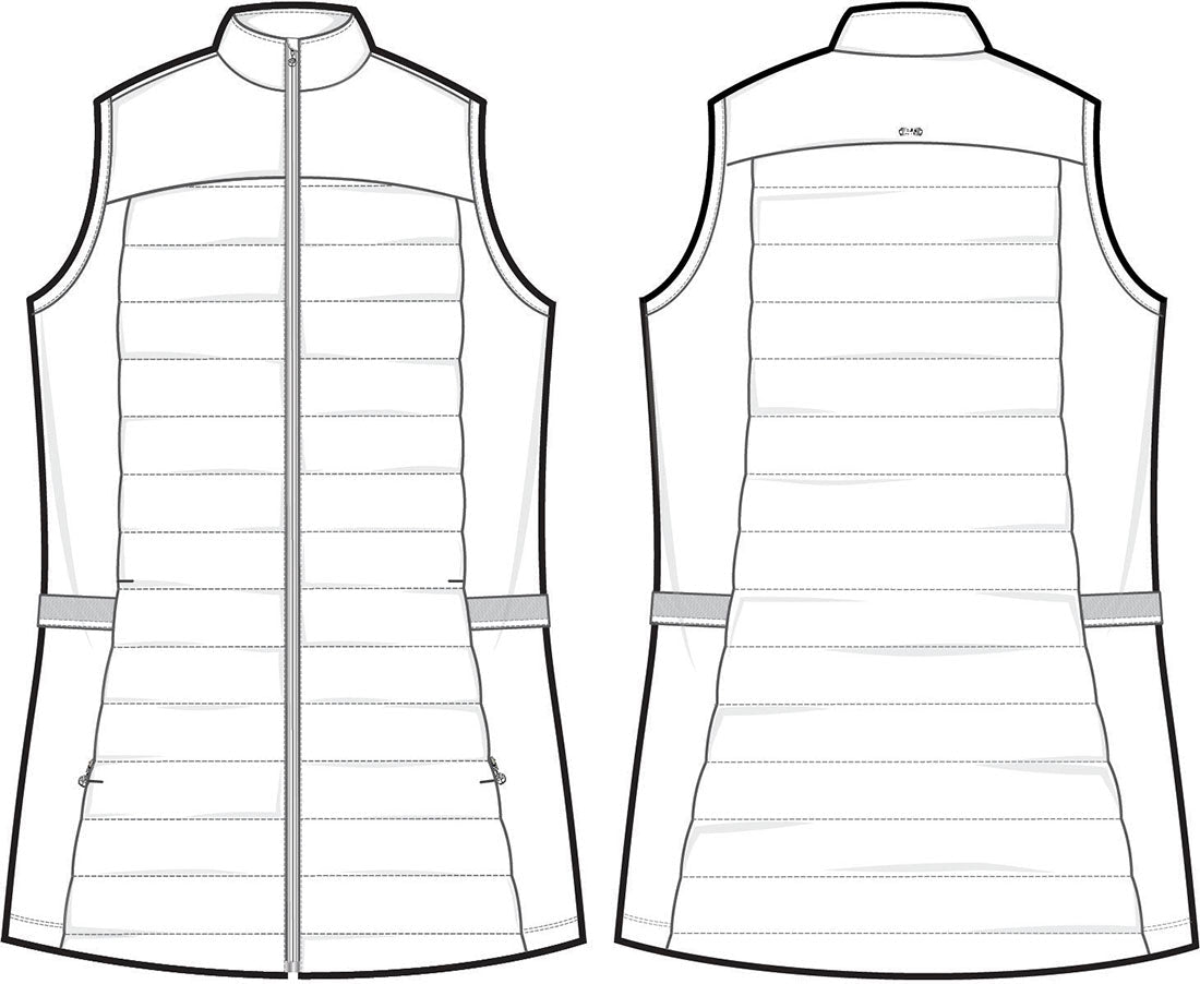 Healing Hands Lifestyle Scrubs Khloe Quilted Vest HH500F - Scrubs Select