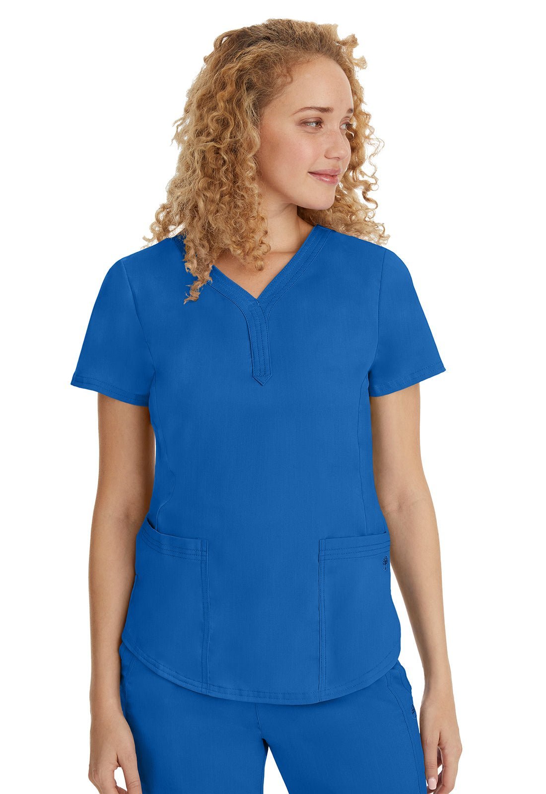 Healing Hands Purple Label Scrubs Jane Y Neck Scrub Top 2167 - Scrubs Select