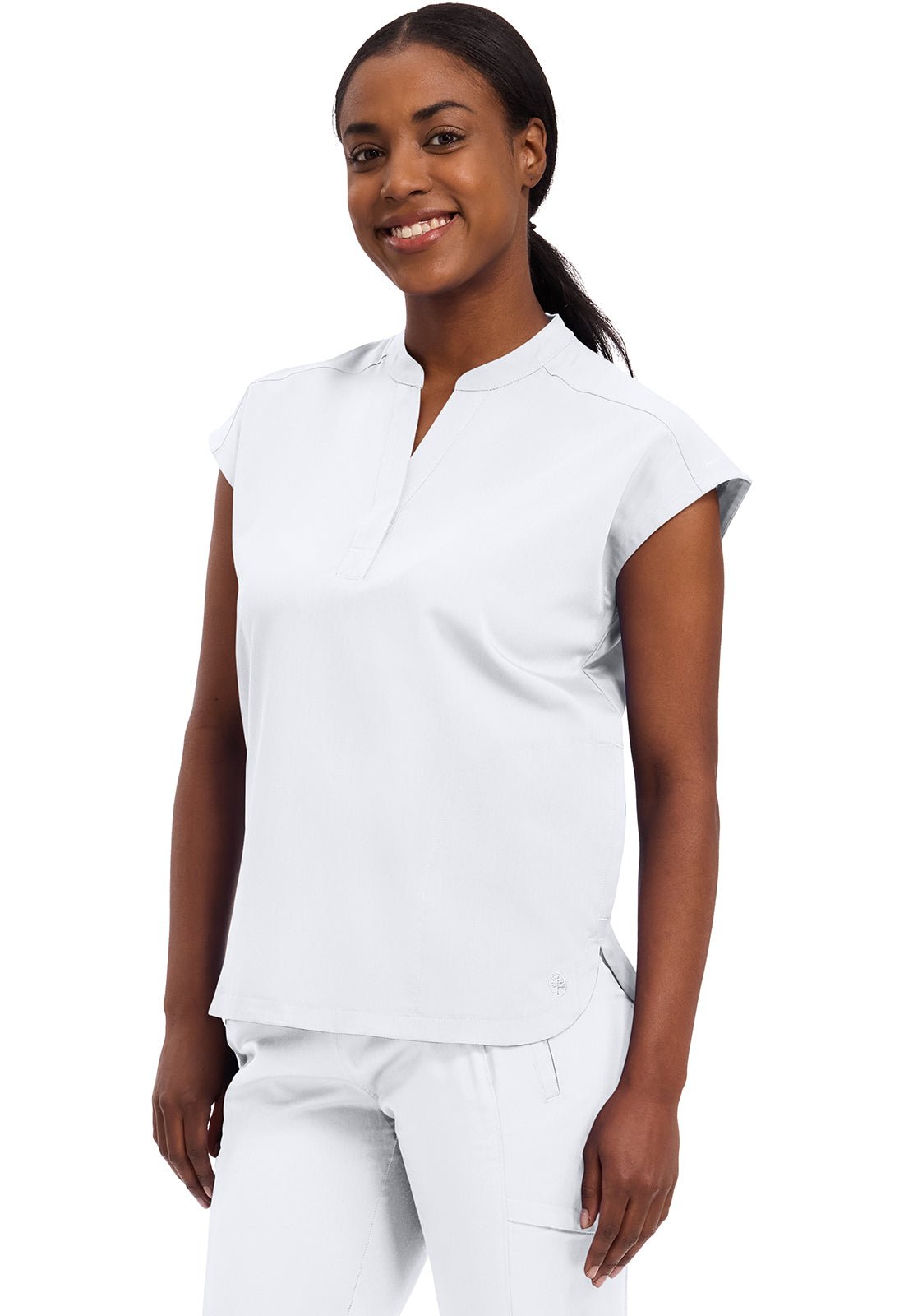 Healing Hands Purple Label Scrubs Journey Mandarin Collar Top 2152 - Scrubs Select