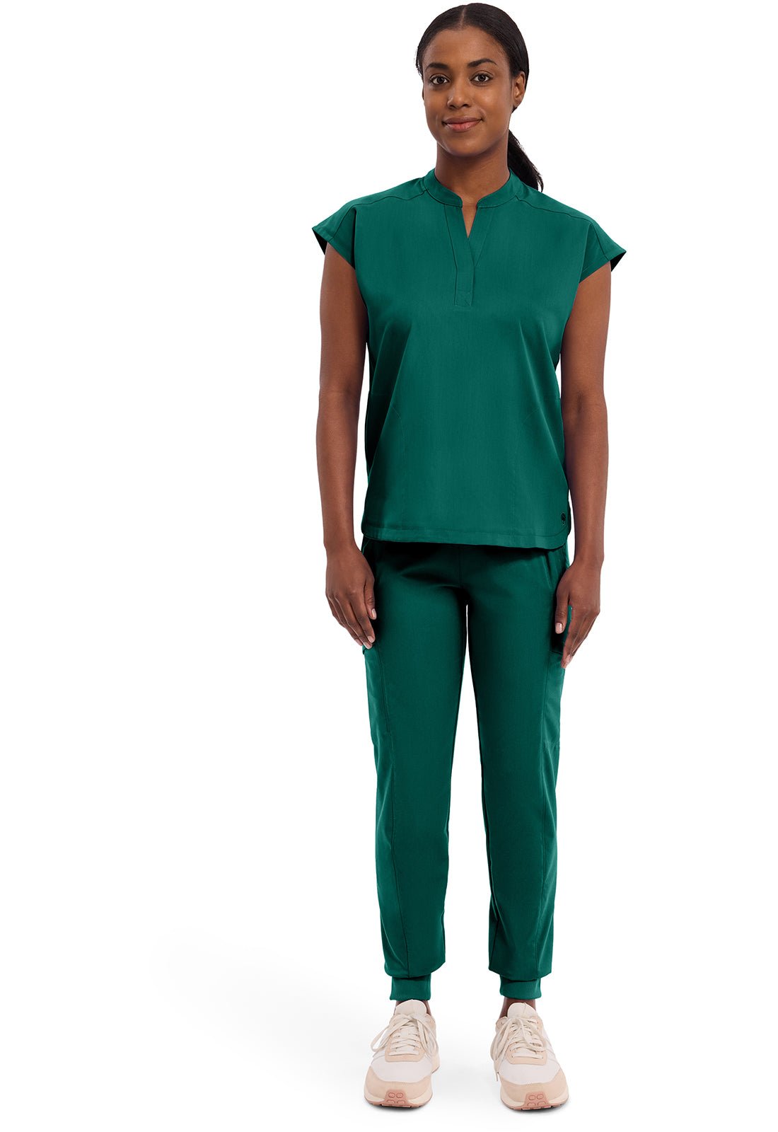Healing Hands Purple Label Scrubs Journey Mandarin Collar Top 2152 - Scrubs Select