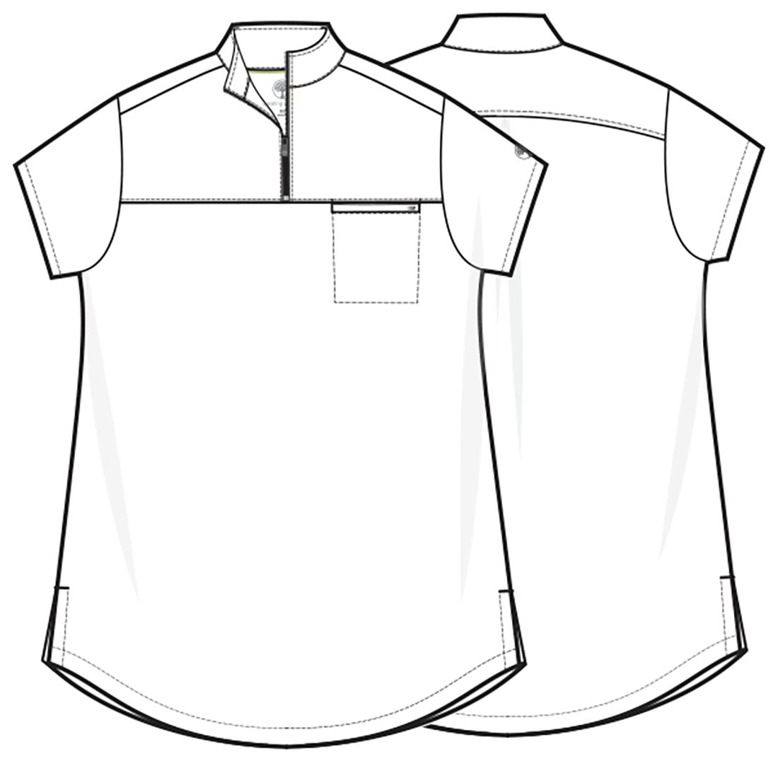 Healing Hands Quest Scrubs Bella Stand Up Collar Top HH752 - Scrubs Select