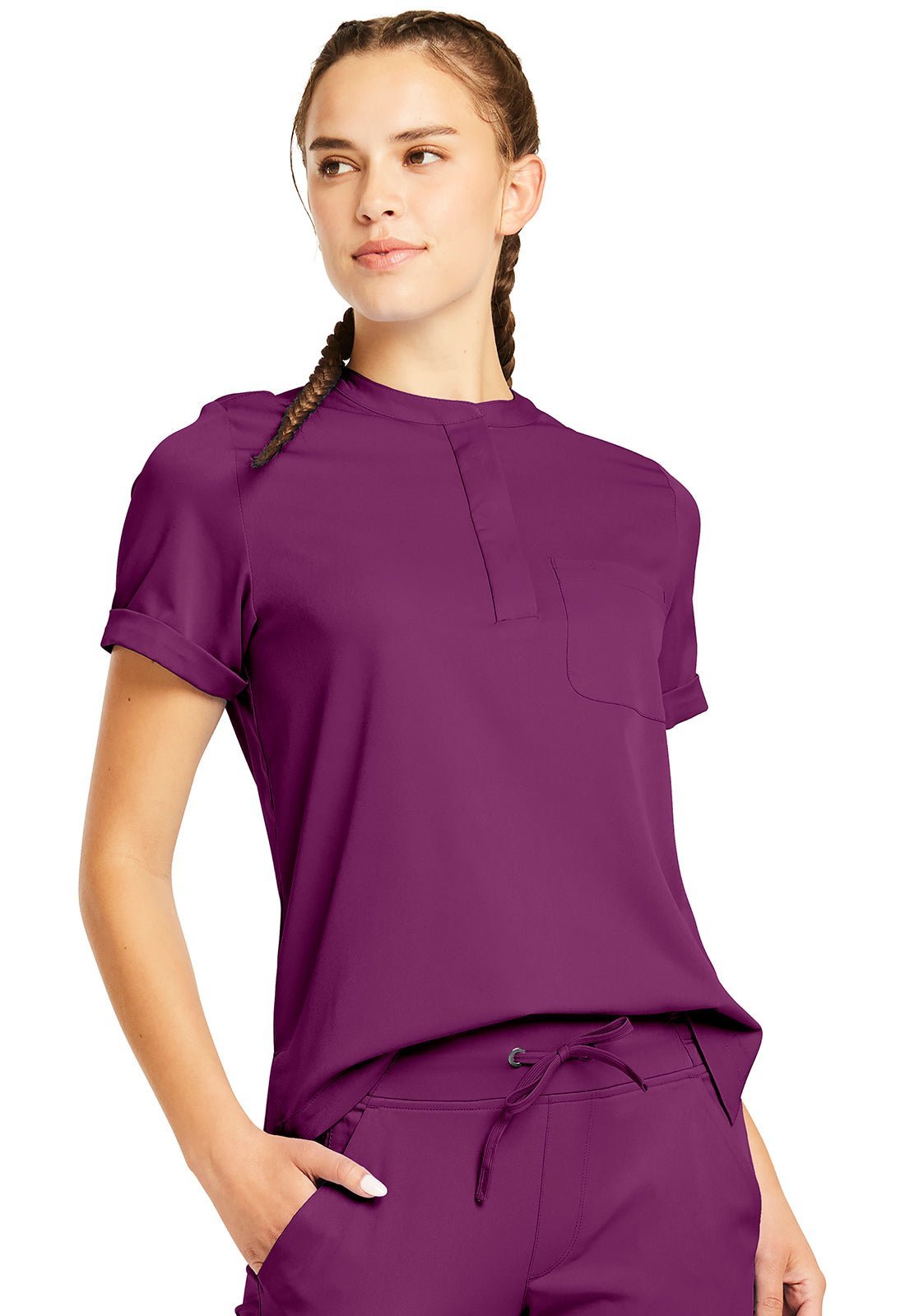 Healing Hands Works Scrubs Macy V Neck Top HH650 - Scrubs Select