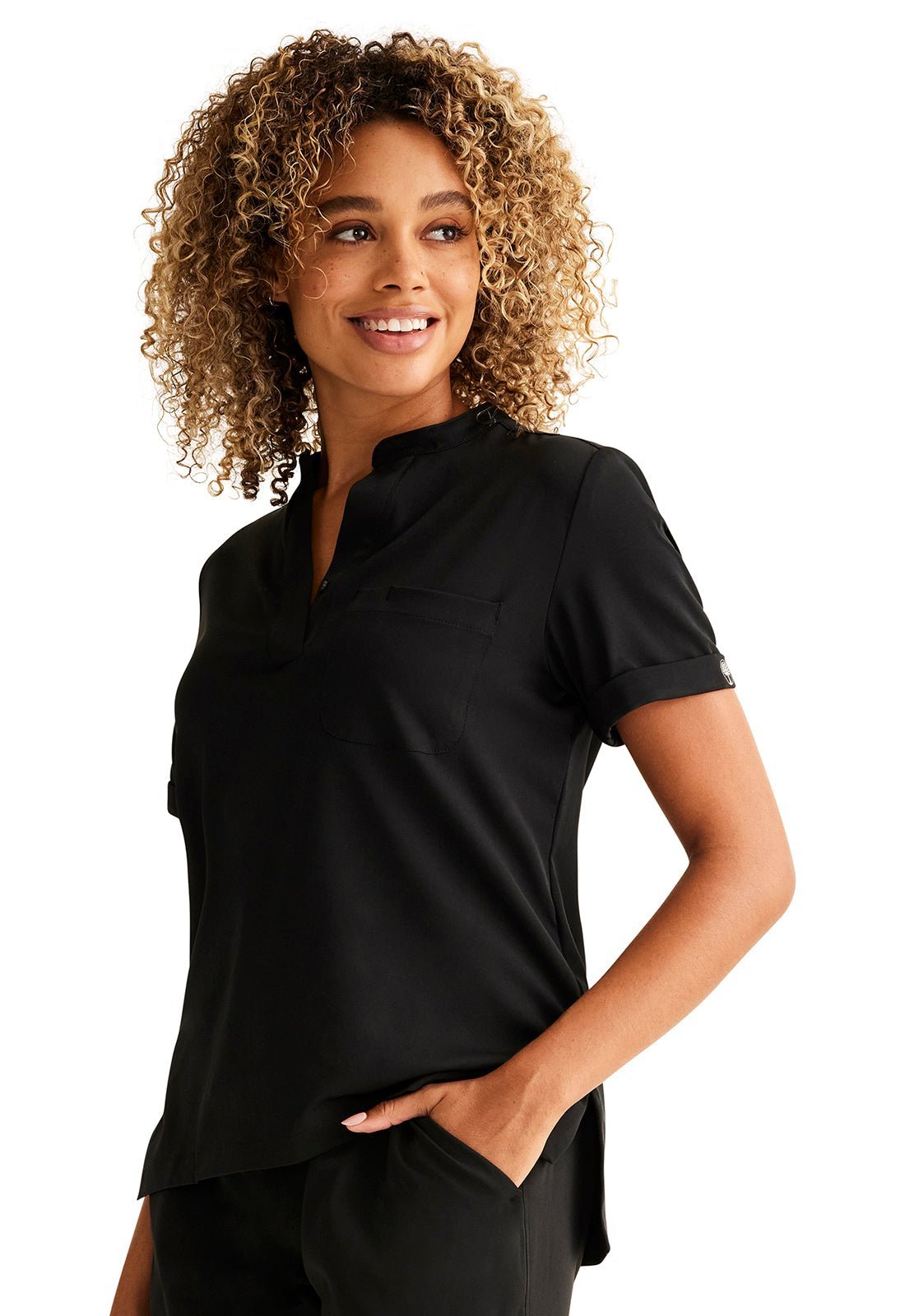 Healing Hands Works Scrubs Macy V Neck Top HH650 - Scrubs Select