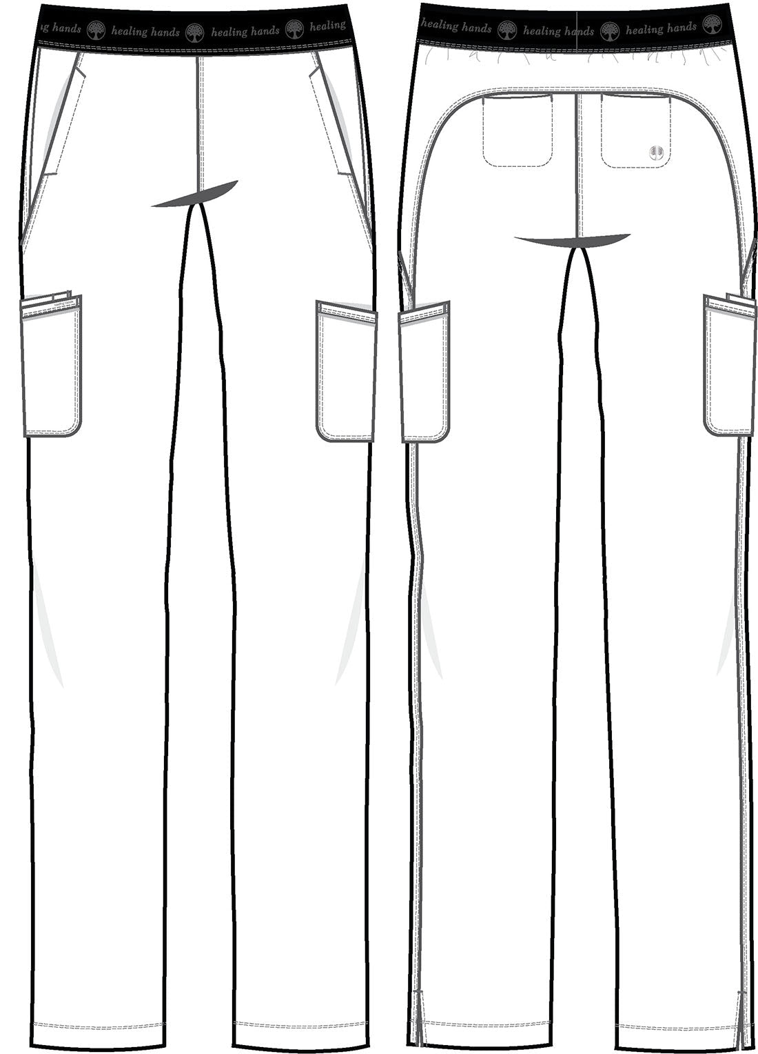 Healing Hands Works Scrubs Rachel Pant 9500 - Scrubs Select