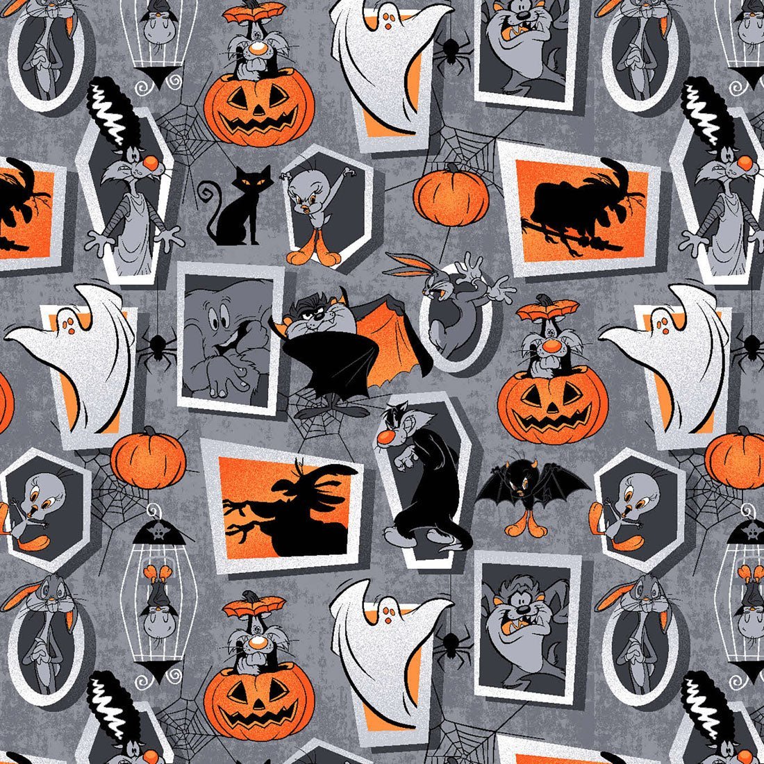Looney Tunes Tooniforms Licensed Halloween V Neck Scrub Top TF737 LTFW - Scrubs Select
