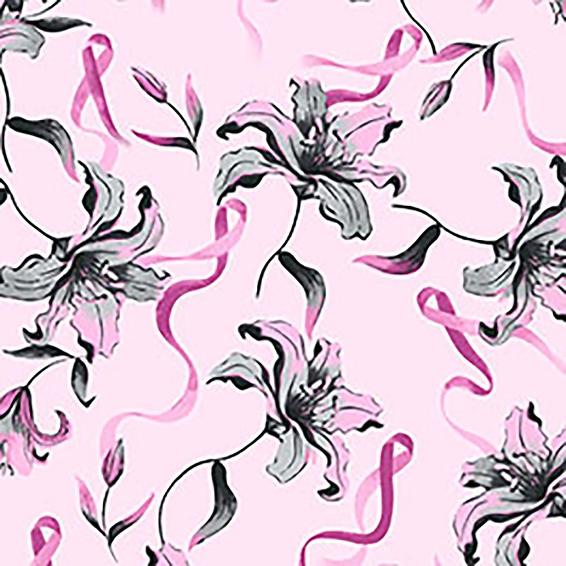 Loving Lilies Cherokee Scrubs BCA Print V Neck Top CK856 LGLS - Scrubs Select