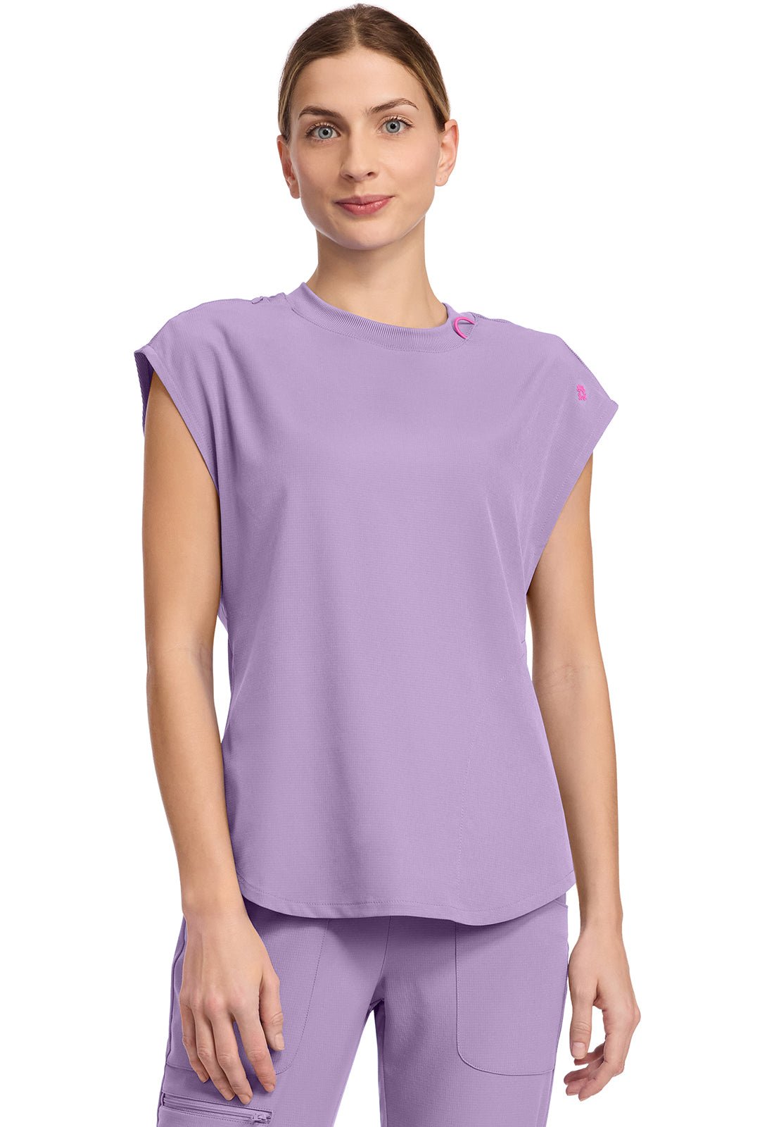 Med Couture Amp Round Neck Scrub Top MC703 Limited - Scrubs Select