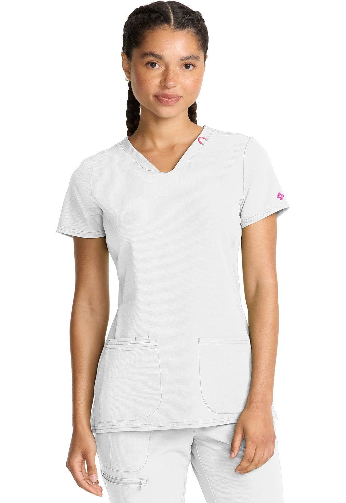 Med Couture Amp Scrubs V Neck Top MC702 - Scrubs Select
