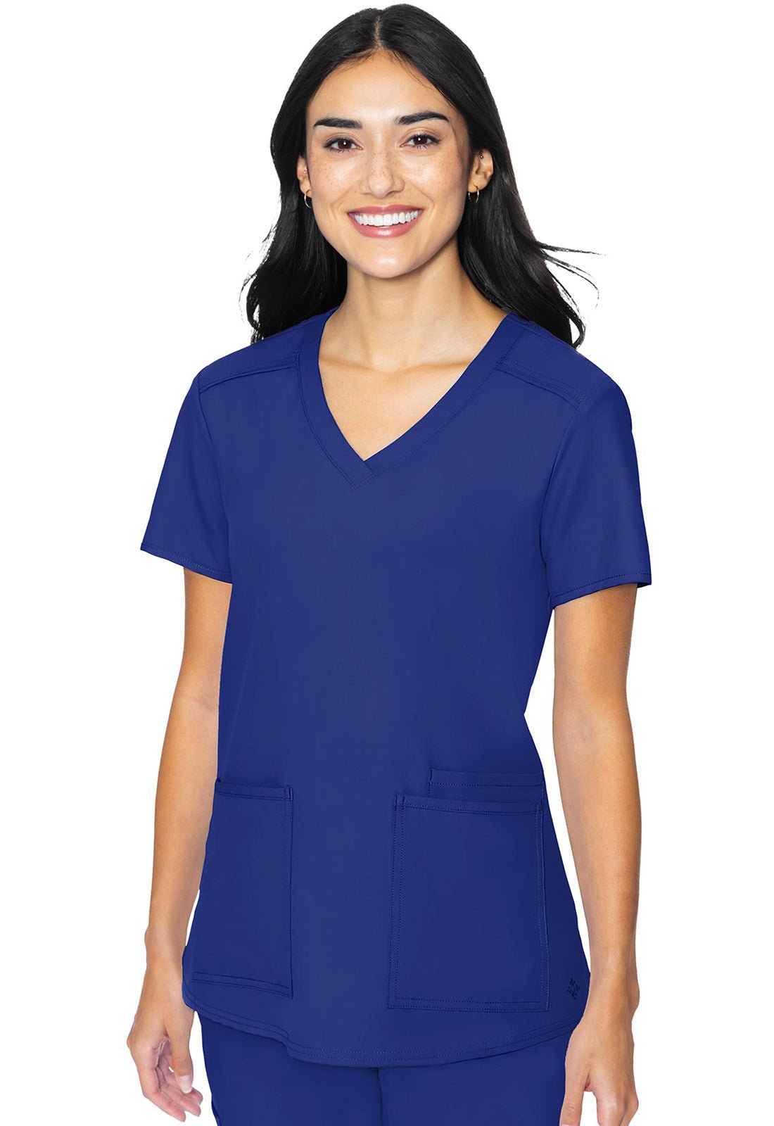 Med Couture Insight Scrubs V Neck Top MC2411 - Scrubs Select